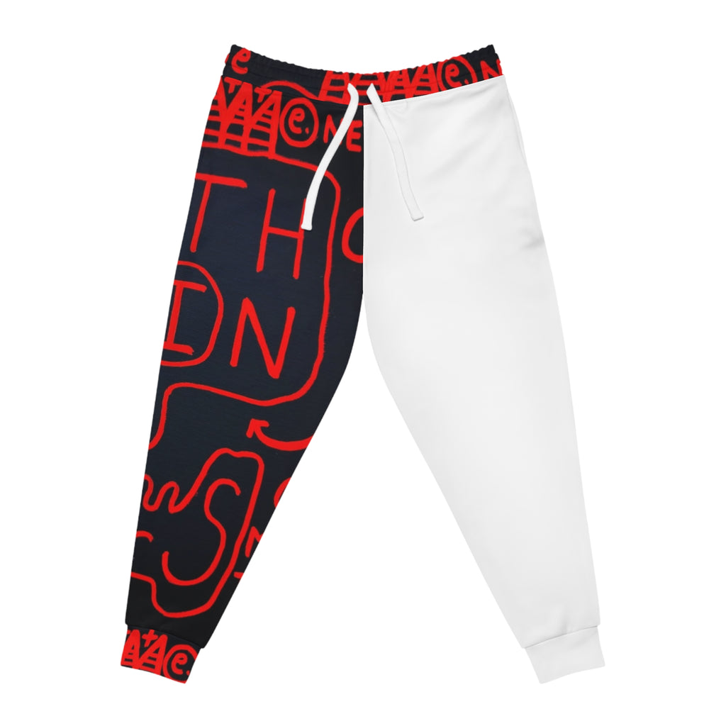 Nothing Matters Graphic Joggers – Bold Two-Tone Athletic Sweatpants