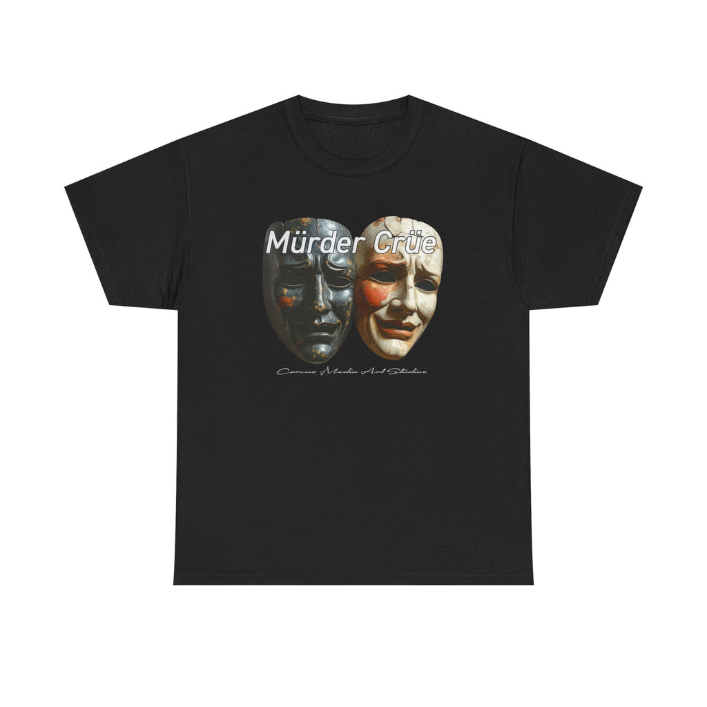 Murder Crüe Mask Tee - Dual Theater Mask Graphic T-Shirt