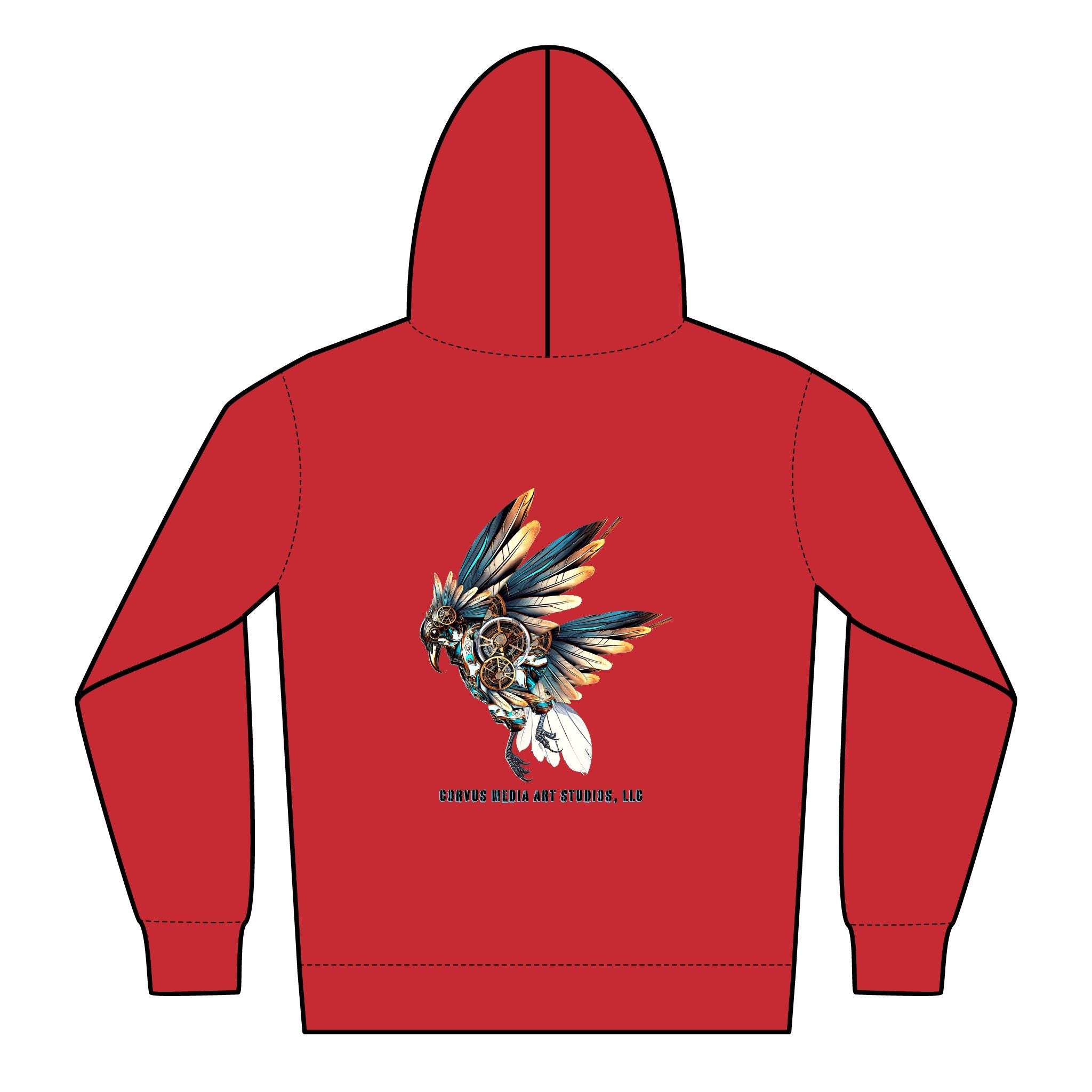 Fly With Me by Corvus- Stylish Youth Zipped Hoodie with Artistic Wing Design, Unisex Hoodie, Casual Wear, Gift for Teens, Comfortable Layering