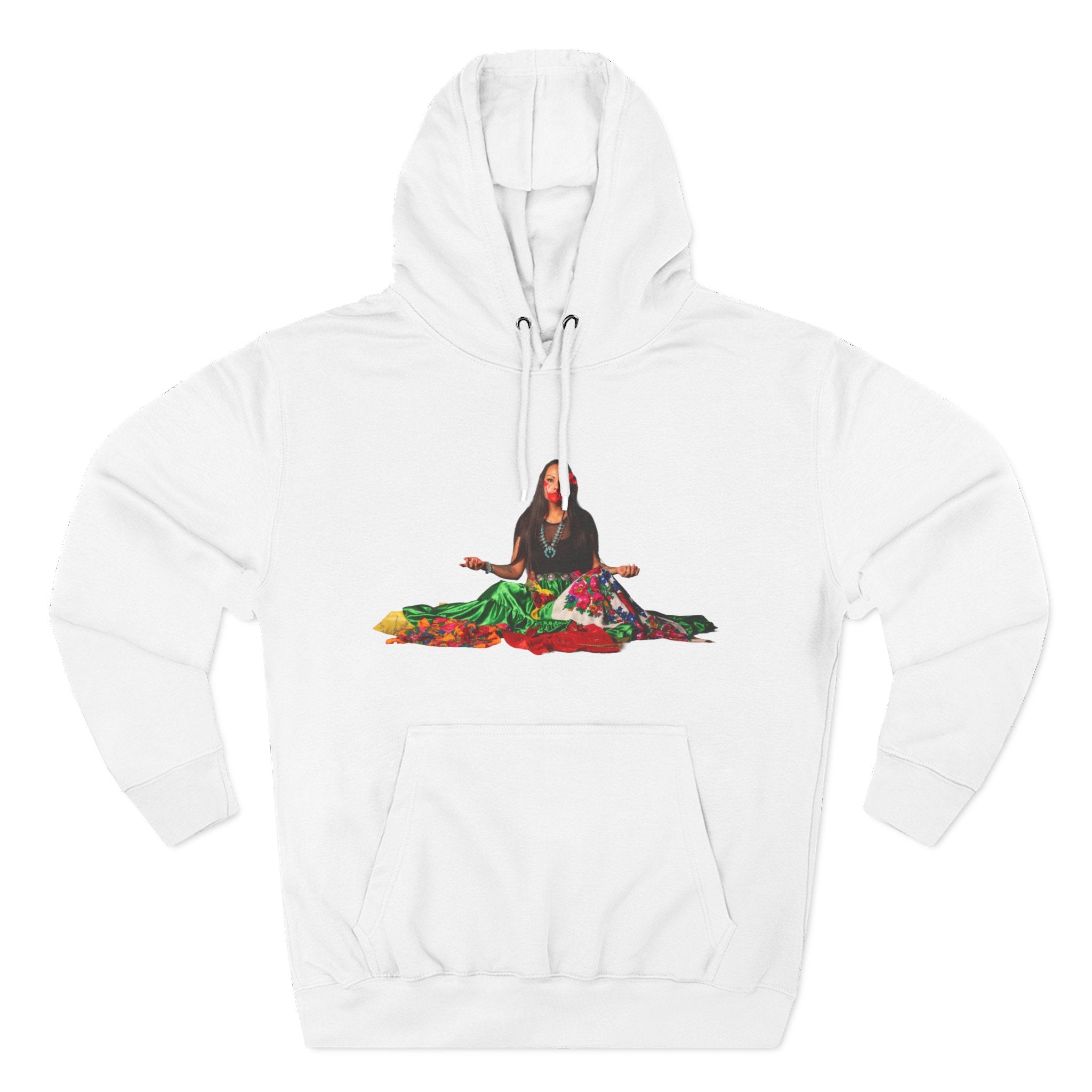 STOP MURDER: Diné - Limited Edition: Nikki- by Nicholas Harvey- Three-Panel Fleece Hoodie, Unique Gift for Artists, Comfortable Casual Wear