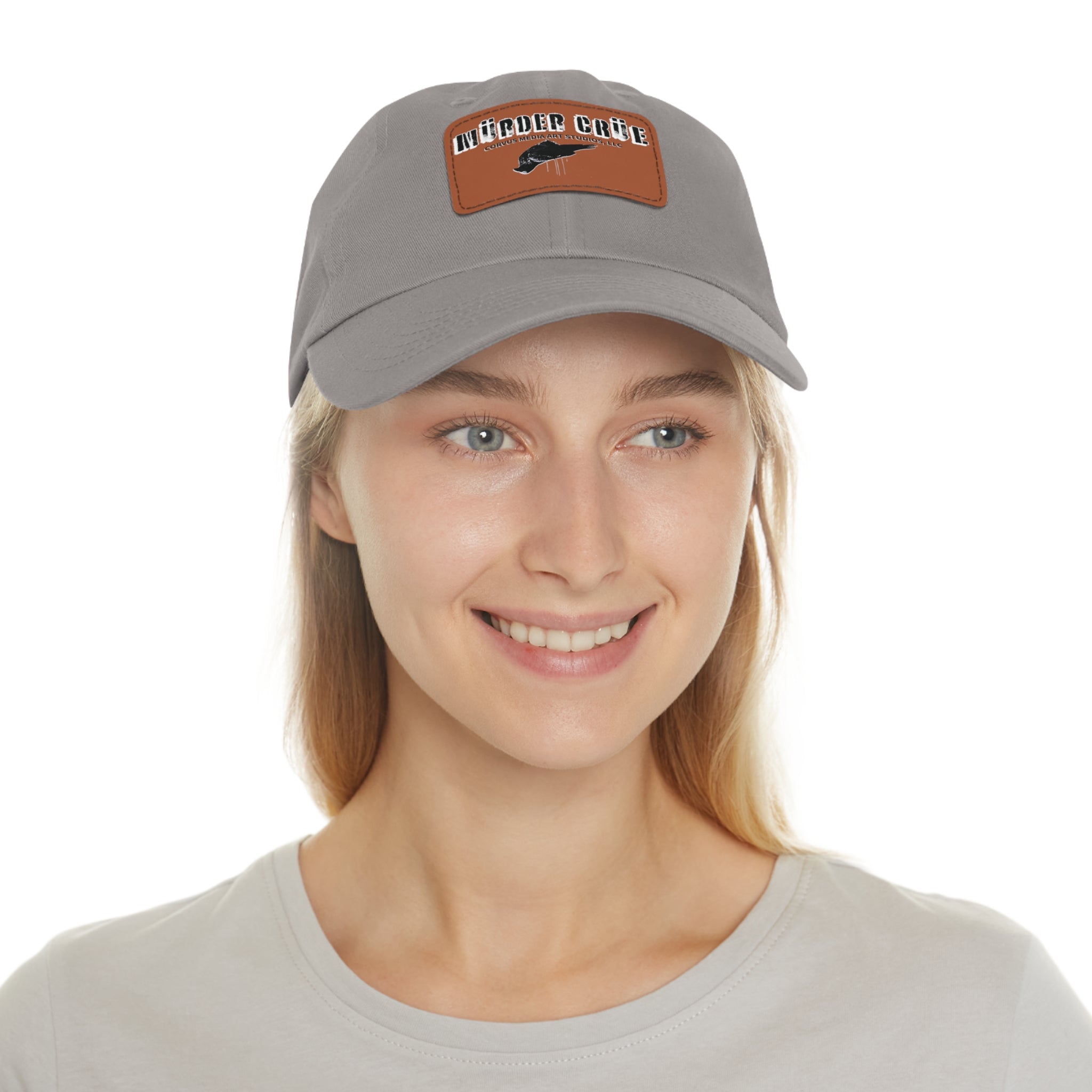Mürder Crüe by Corvus- Dad Hat with Leather Patch - Perfect for Outdoor Adventures, Birthdays, and Everyday Wear, Casual Hat, Unique Gift, [...]
