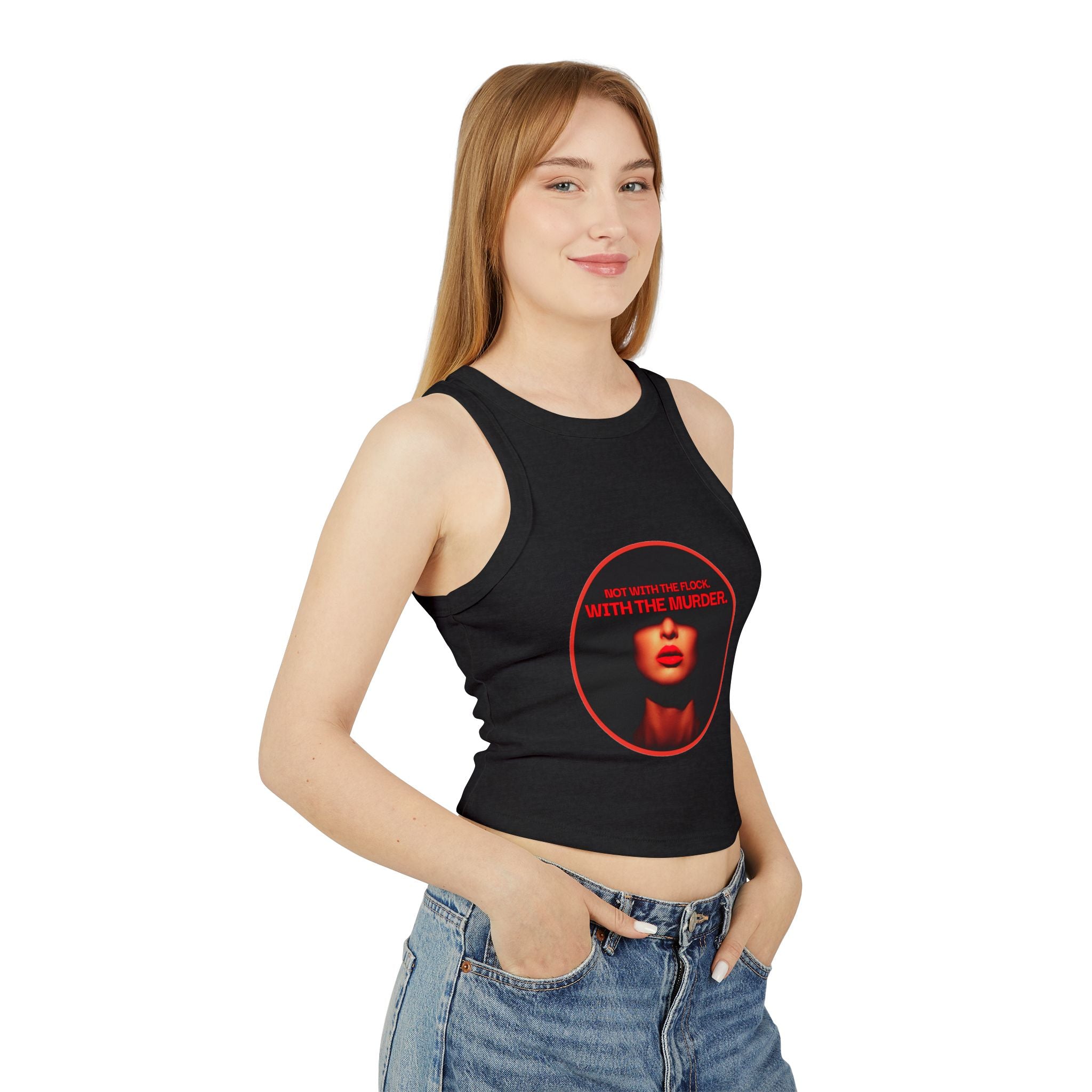 Not with the flock Racer Tank