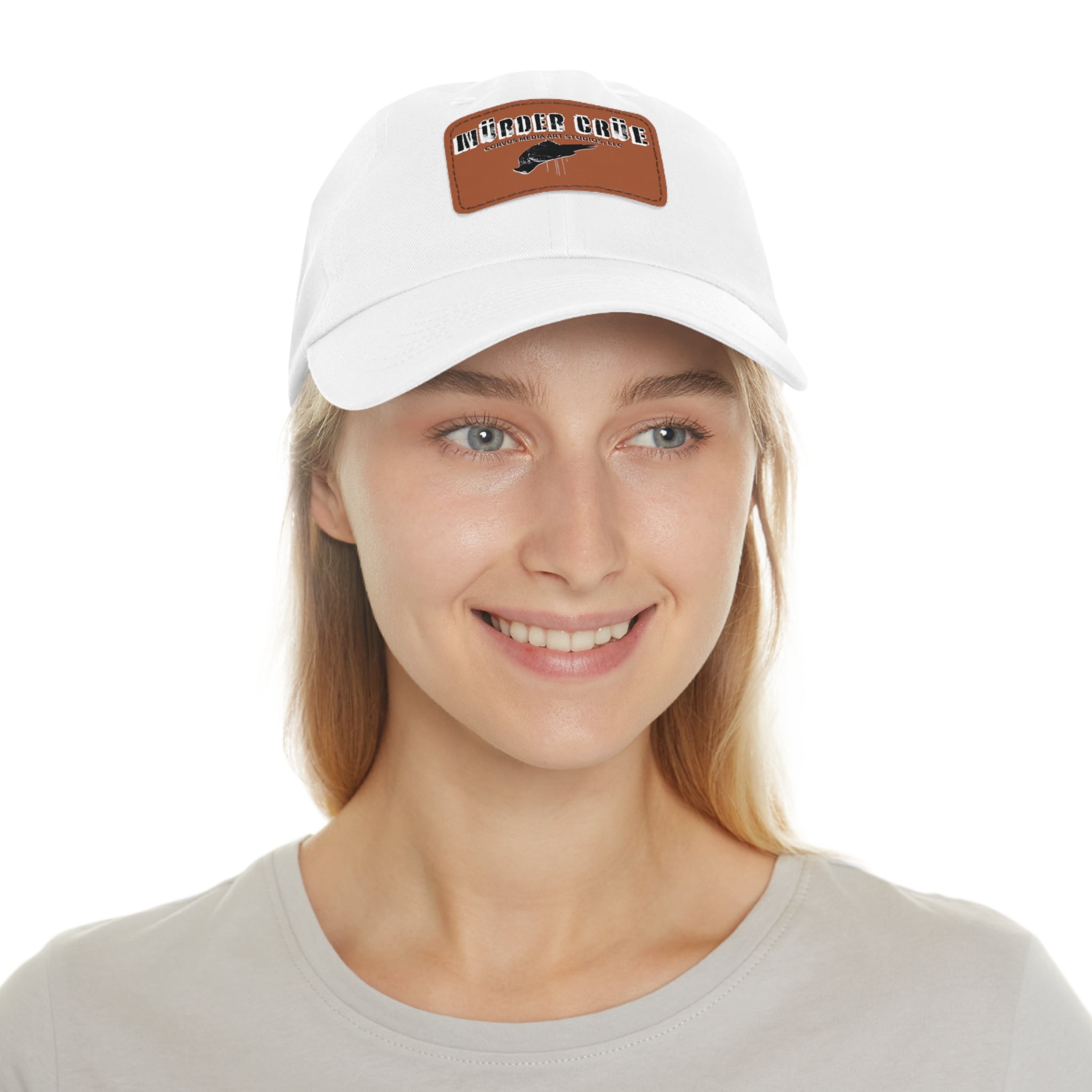 Mürder Crüe by Corvus- Dad Hat with Leather Patch - Perfect for Outdoor Adventures, Birthdays, and Everyday Wear, Casual Hat, Unique Gift, [...]