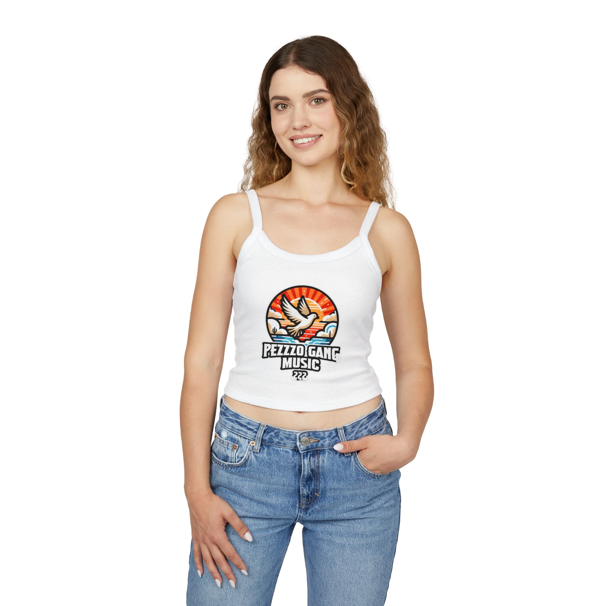 Pezzzo Gang Music Dove Crop Tank