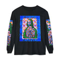 Skeleton Mona Lisa Long Sleeve Tee — 'New Wave' Graphic Shirt