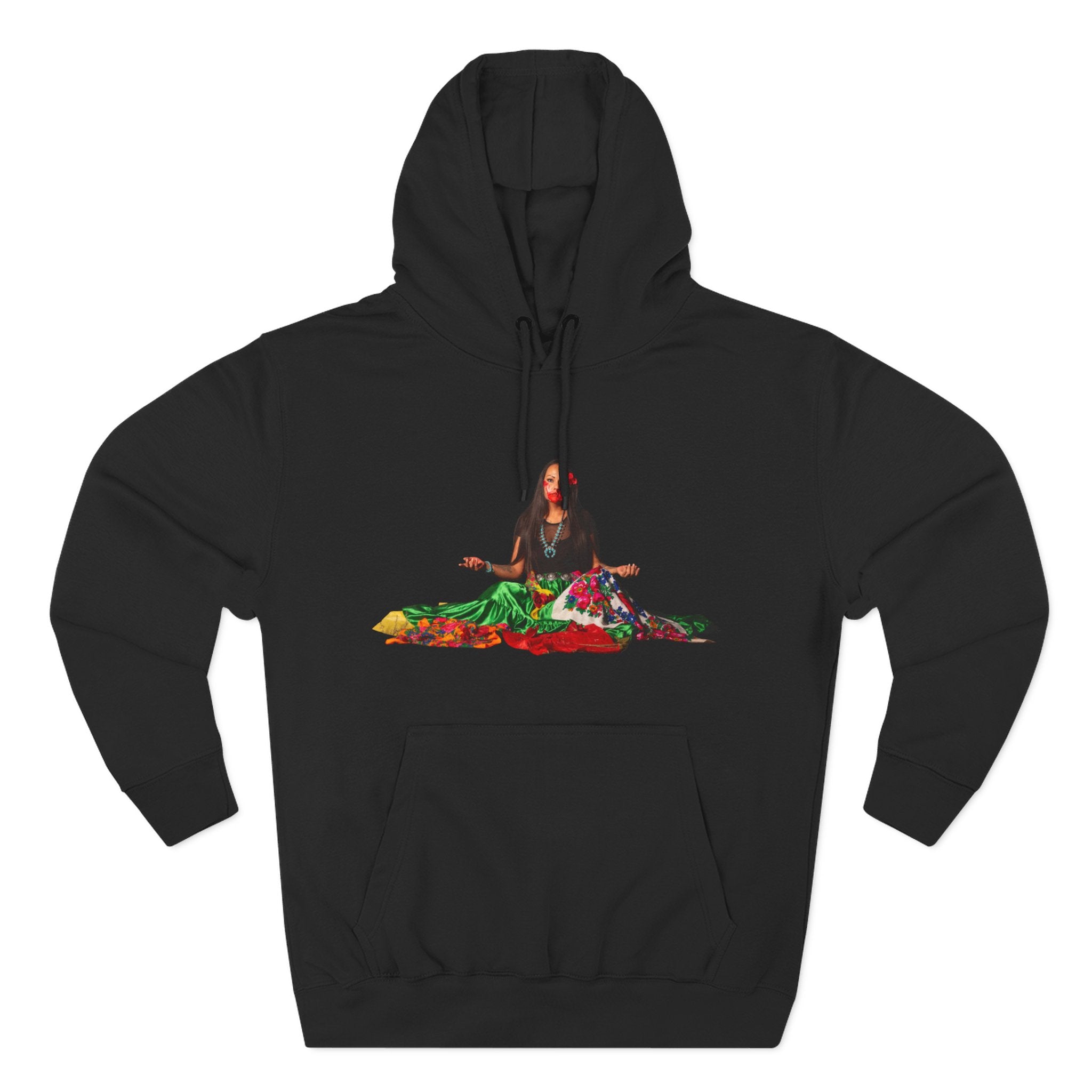 STOP MURDER: Diné - Limited Edition: Nikki- by Nicholas Harvey- Three-Panel Fleece Hoodie, Unique Gift for Artists, Comfortable Casual Wear