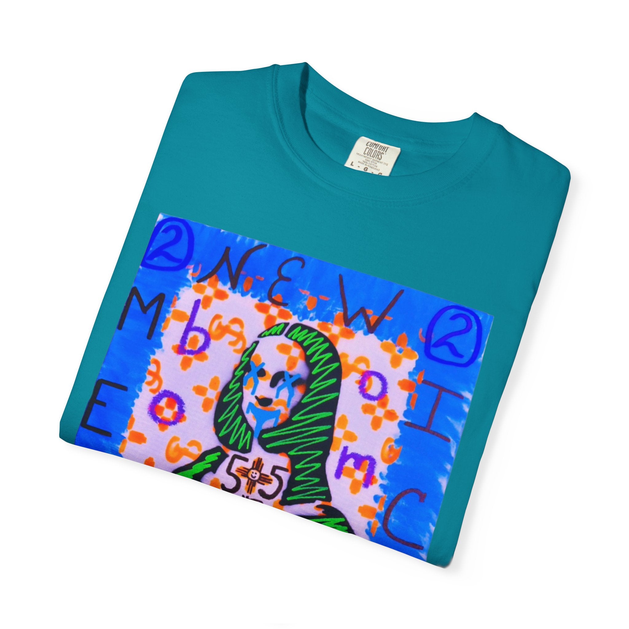 Mona Lisa T‑Shirt — Colorful Gothic Art Graphic Tee