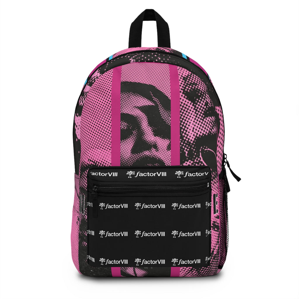 All My Friends Are Baddies Backpack by Factor VIII- Colorful Graphic Backpack for Students, Trendy School Bag, Teen Backpack, Fashionable Rucksack, Urban Style Travel Pack