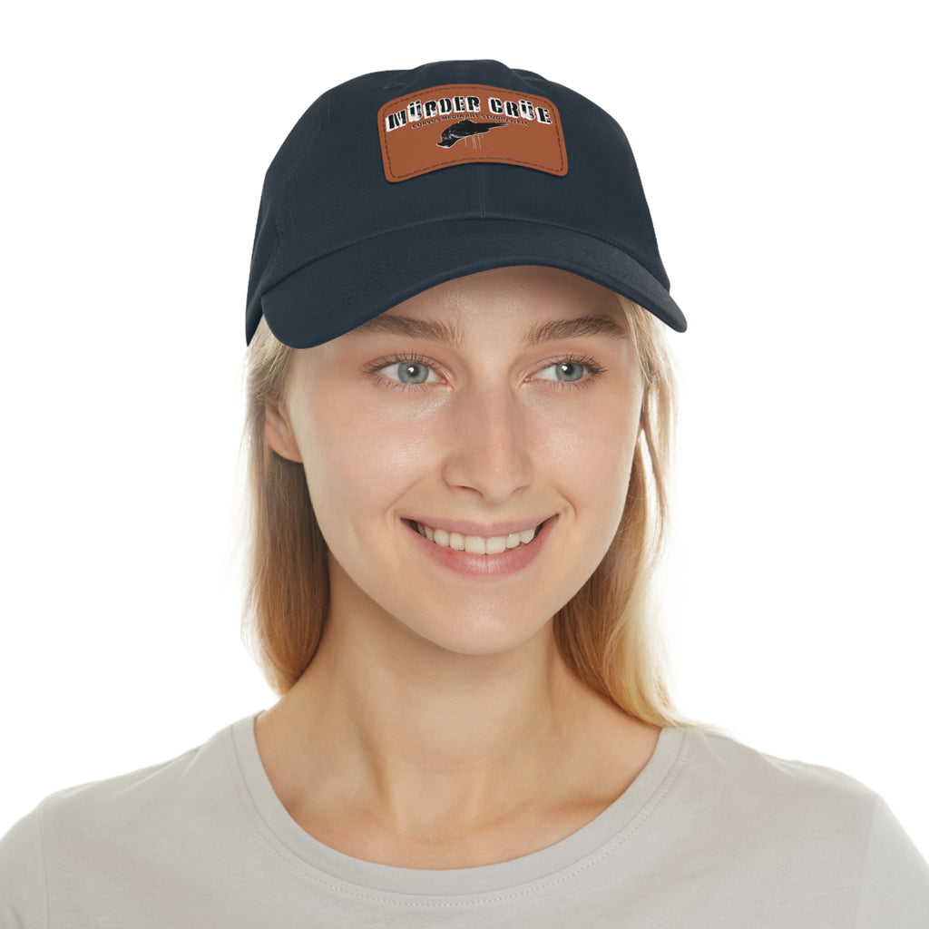 Mürder Crüe by Corvus- Dad Hat with Leather Patch - Perfect for Outdoor Adventures, Birthdays, and Everyday Wear, Casual Hat, Unique Gift, [...]