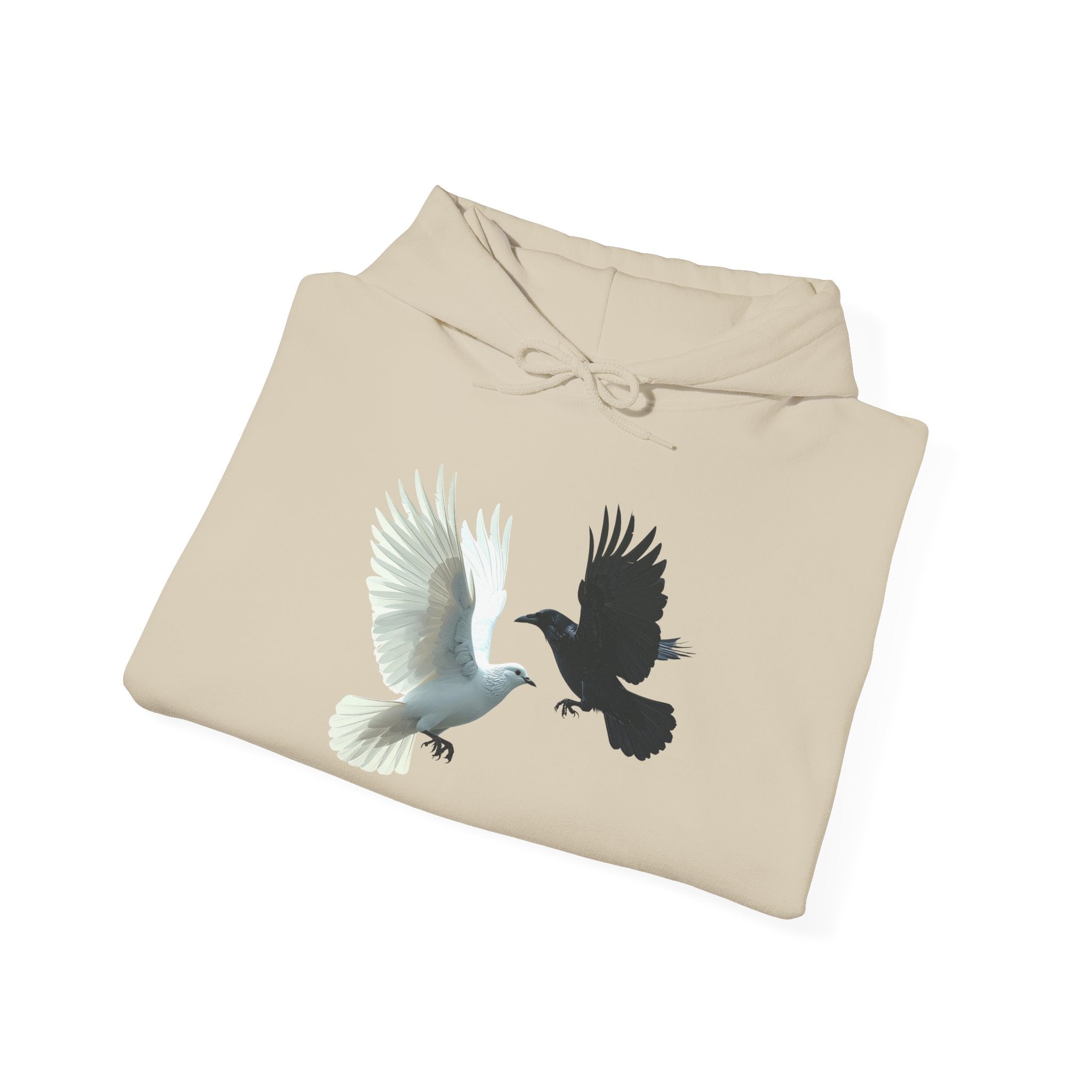 Pezzzo Gang & Mürder Crüe Collab Hoodie — Dove and Crow Contrast Graphic Pullover