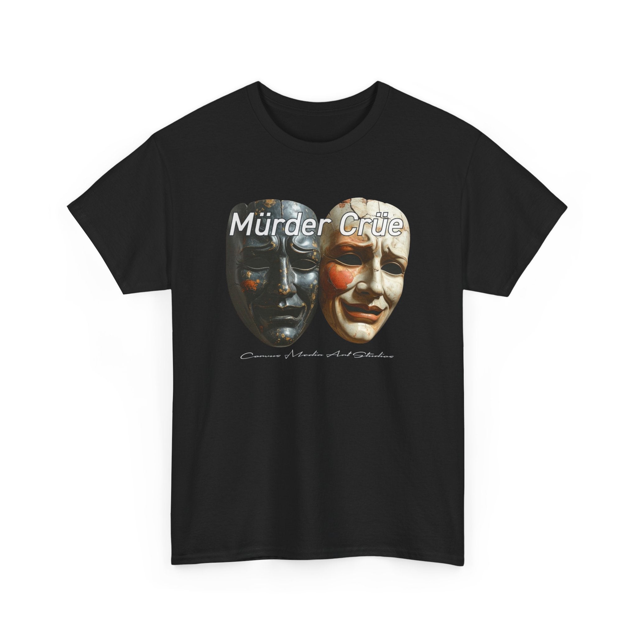 Murder Crüe Mask Tee - Dual Theater Mask Graphic T-Shirt