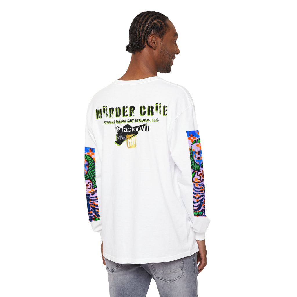 Skeleton Mona Lisa Long Sleeve Tee — 'New Wave' Graphic Shirt