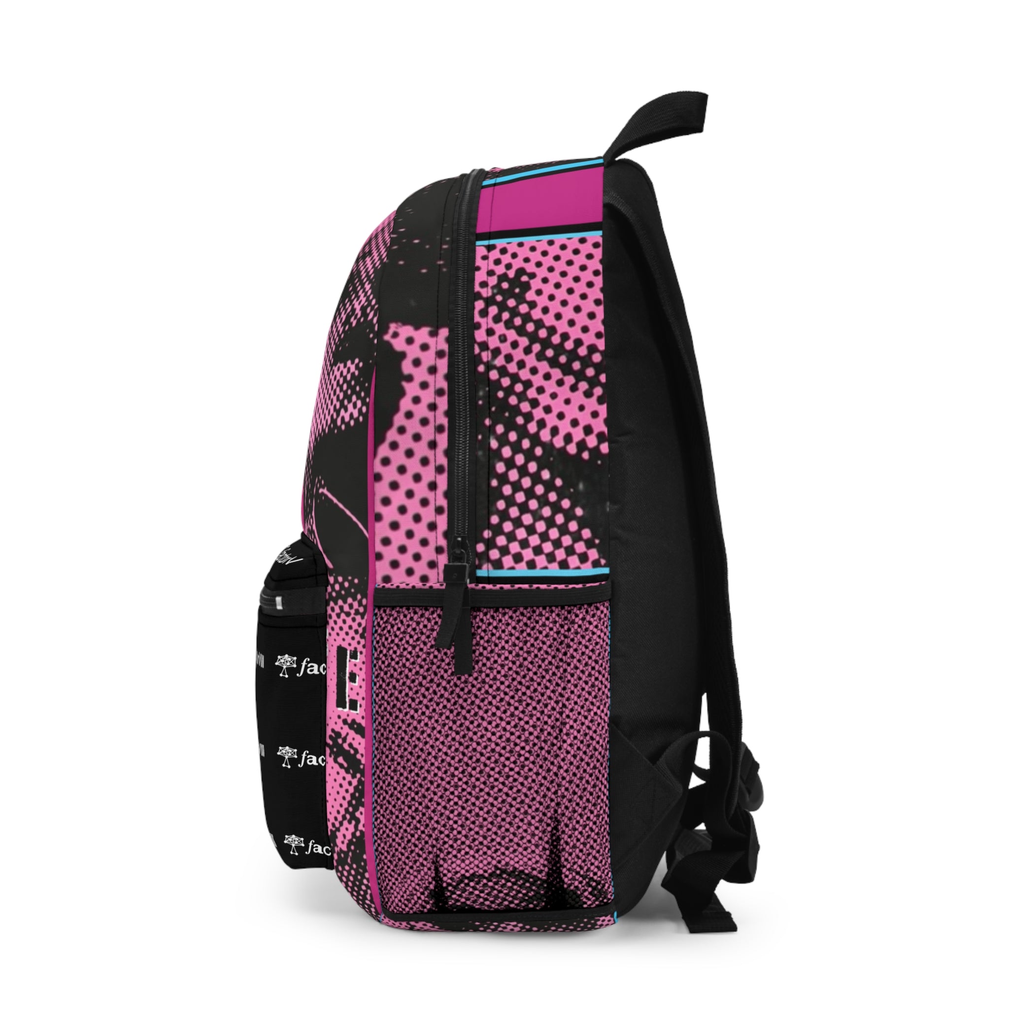 All My Friends Are Baddies Backpack by Factor VIII- Colorful Graphic Backpack for Students, Trendy School Bag, Teen Backpack, Fashionable Rucksack, Urban Style Travel Pack