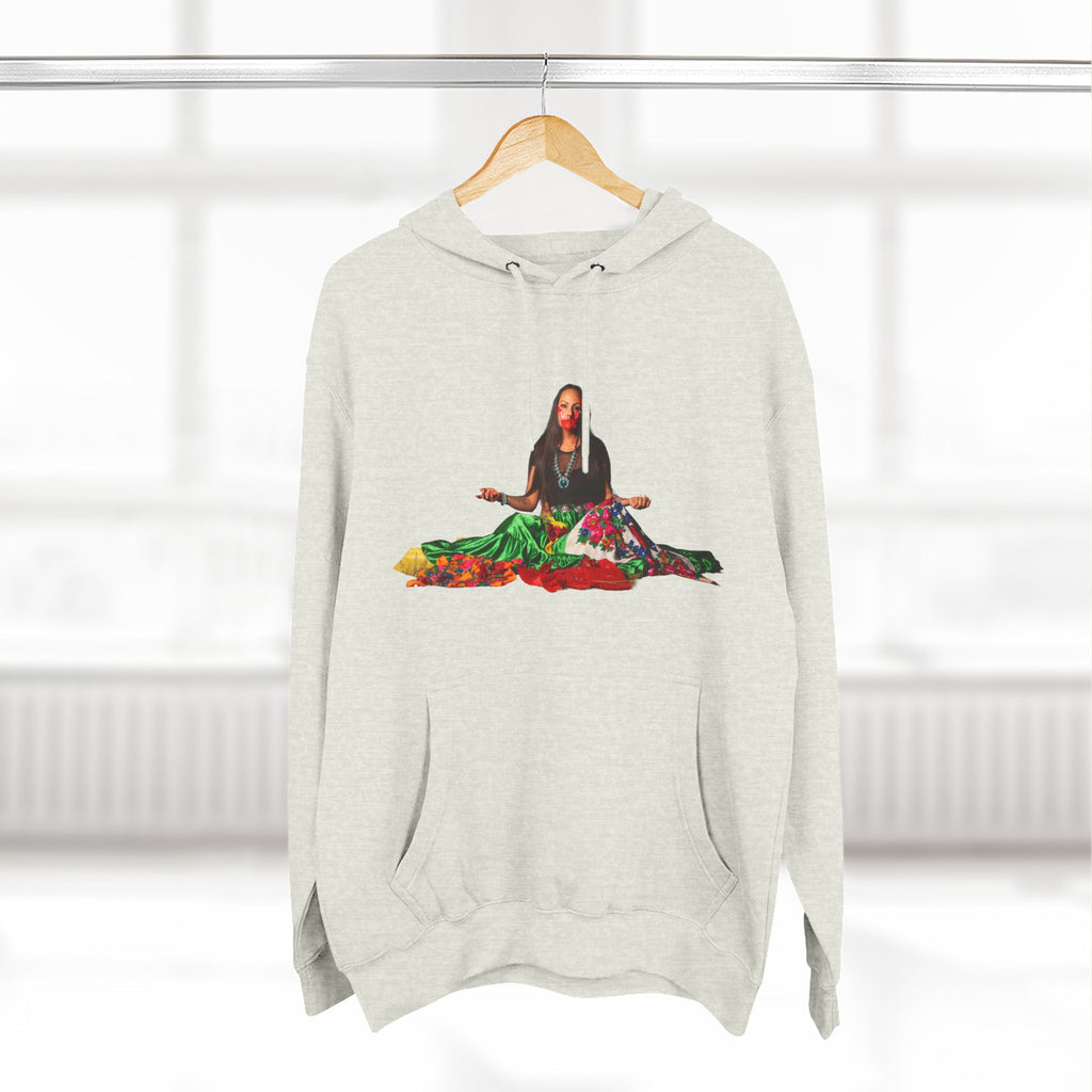 STOP MURDER: Diné - Limited Edition: Nikki- by Nicholas Harvey- Three-Panel Fleece Hoodie, Unique Gift for Artists, Comfortable Casual Wear