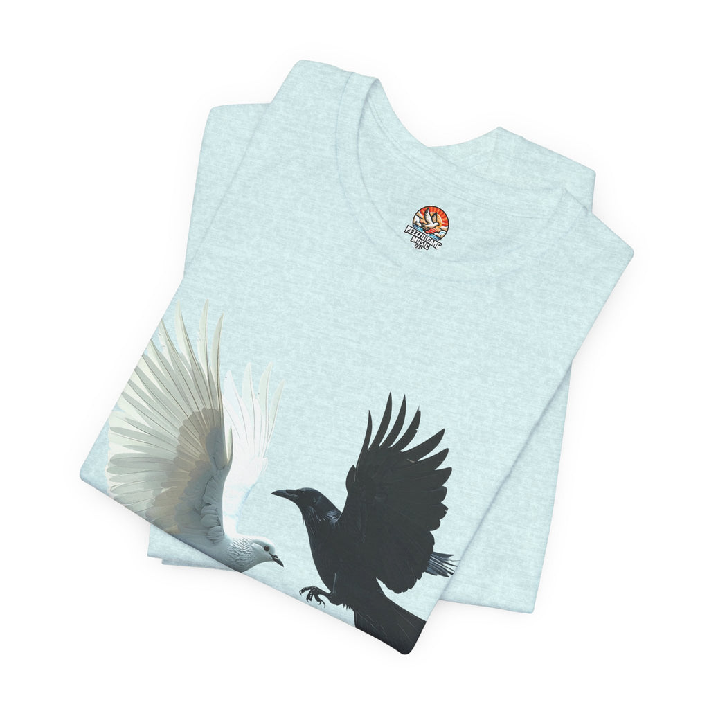 Pezzzo Gang & Mürder Crüe Crow Dove Collaboration Unisex Jersey Short Sleeve Tee