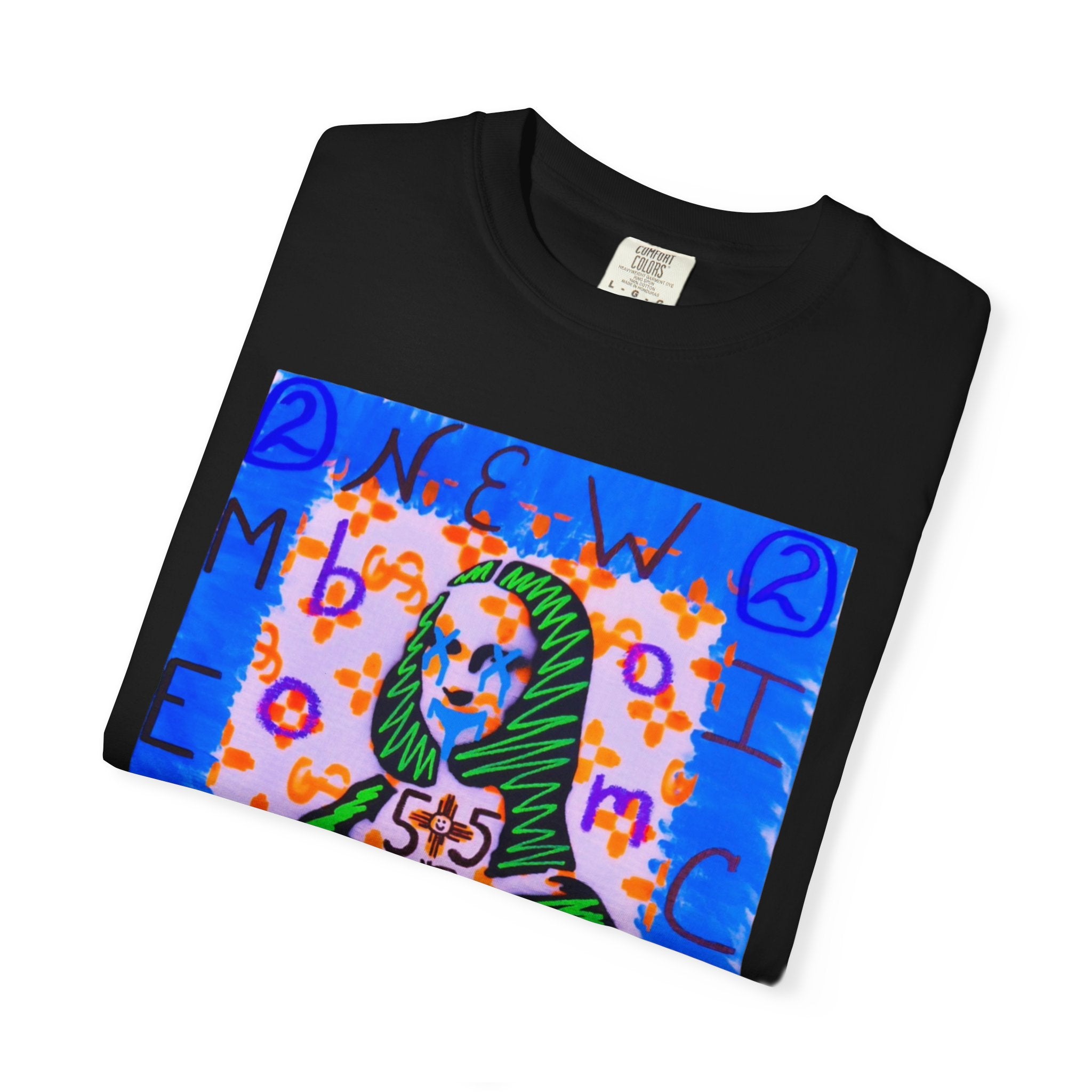 Mona Lisa T‑Shirt — Colorful Gothic Art Graphic Tee
