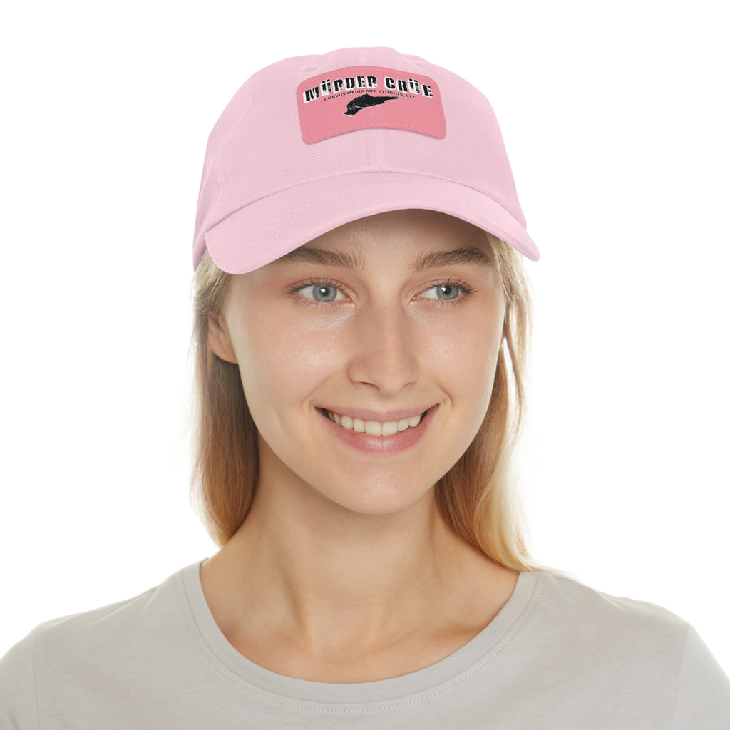 Mürder Crüe by Corvus- Dad Hat with Leather Patch - Perfect for Outdoor Adventures, Birthdays, and Everyday Wear, Casual Hat, Unique Gift, [...]