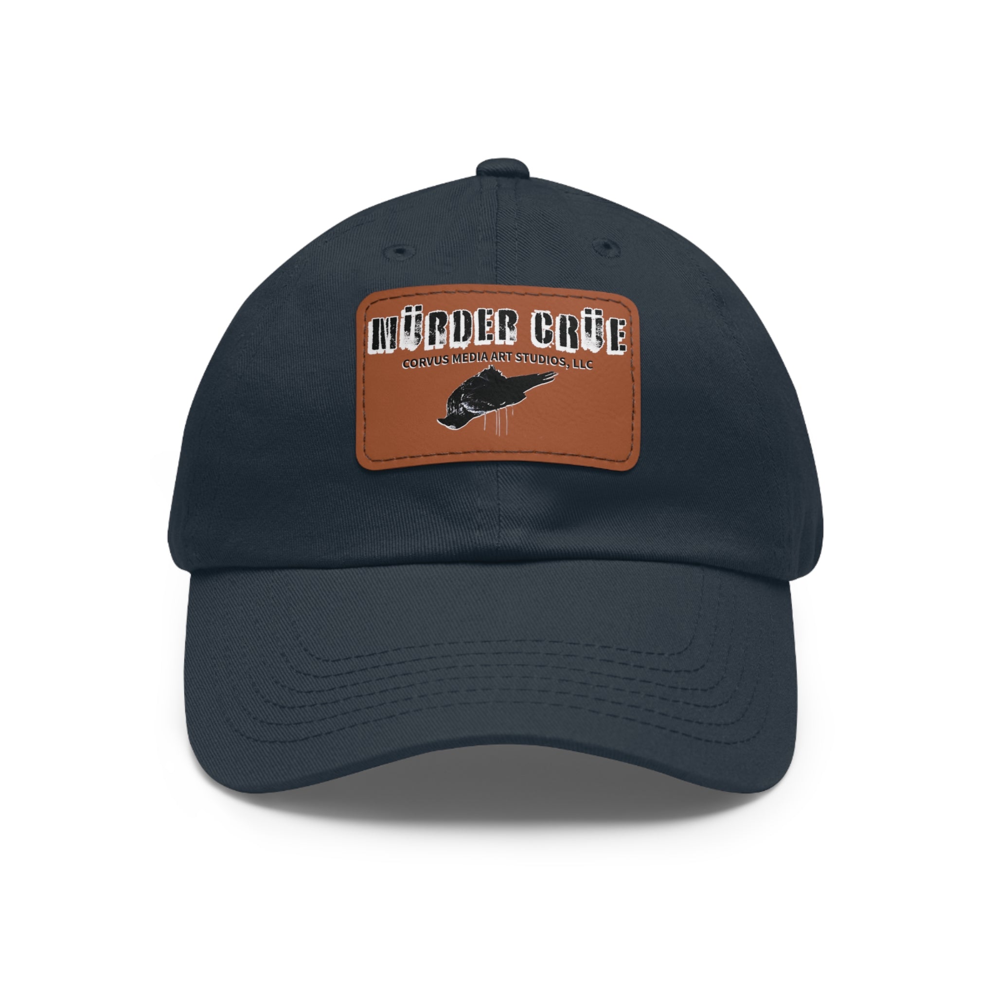 Mürder Crüe by Corvus- Dad Hat with Leather Patch - Perfect for Outdoor Adventures, Birthdays, and Everyday Wear, Casual Hat, Unique Gift, [...]