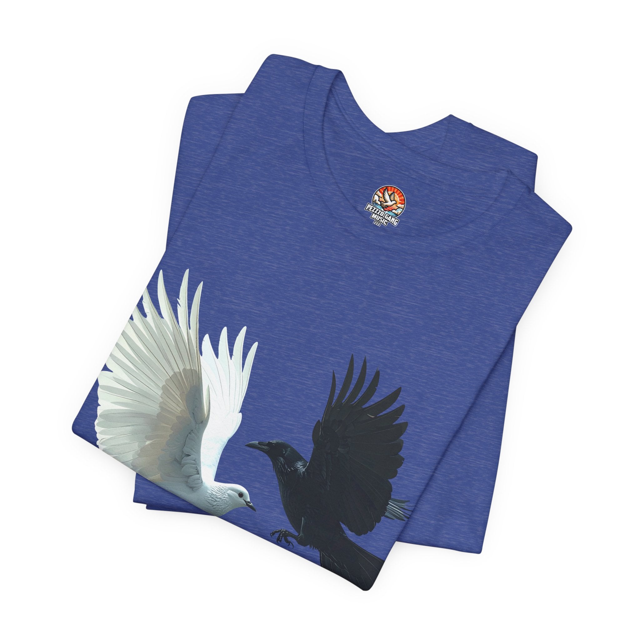 Pezzzo Gang & Mürder Crüe Crow Dove Collaboration Unisex Jersey Short Sleeve Tee