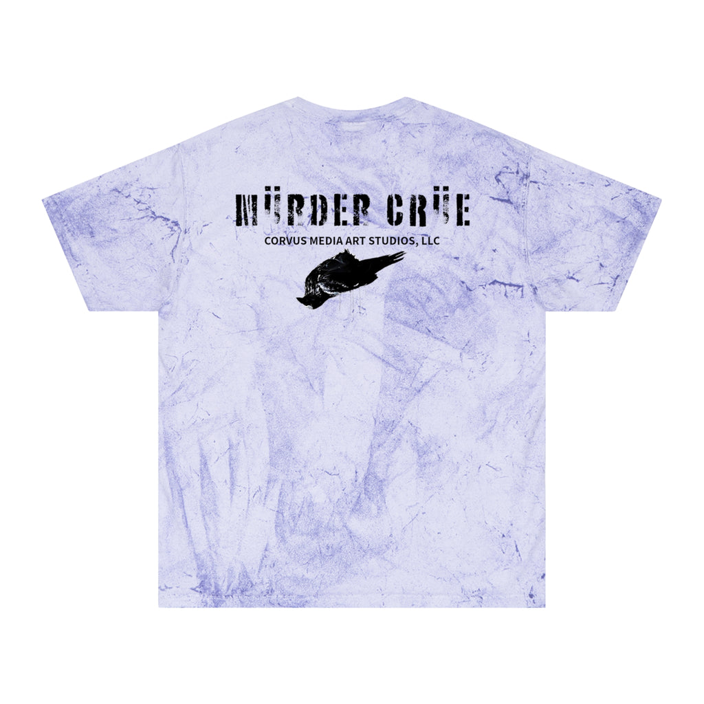 Mürder Crüe by Corvus- Color Blast Unisex T-Shirt, Artistic Tee, Unique Casual Wear, Creative Expression Apparel