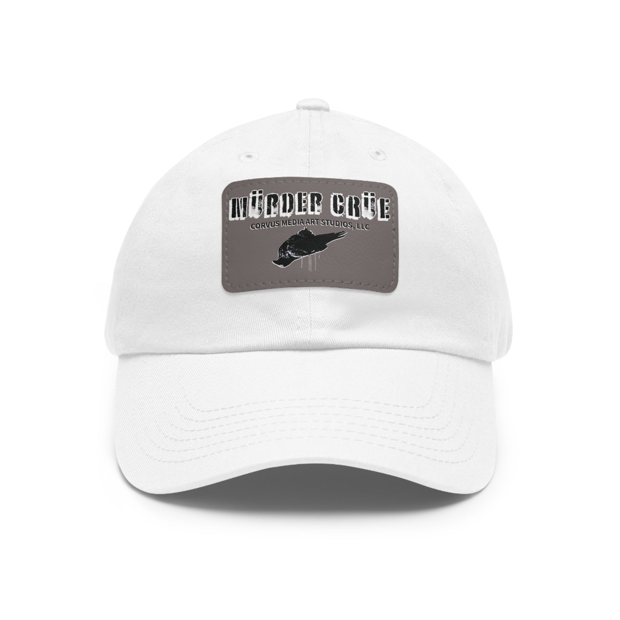 Mürder Crüe by Corvus- Dad Hat with Leather Patch - Perfect for Outdoor Adventures, Birthdays, and Everyday Wear, Casual Hat, Unique Gift, [...]