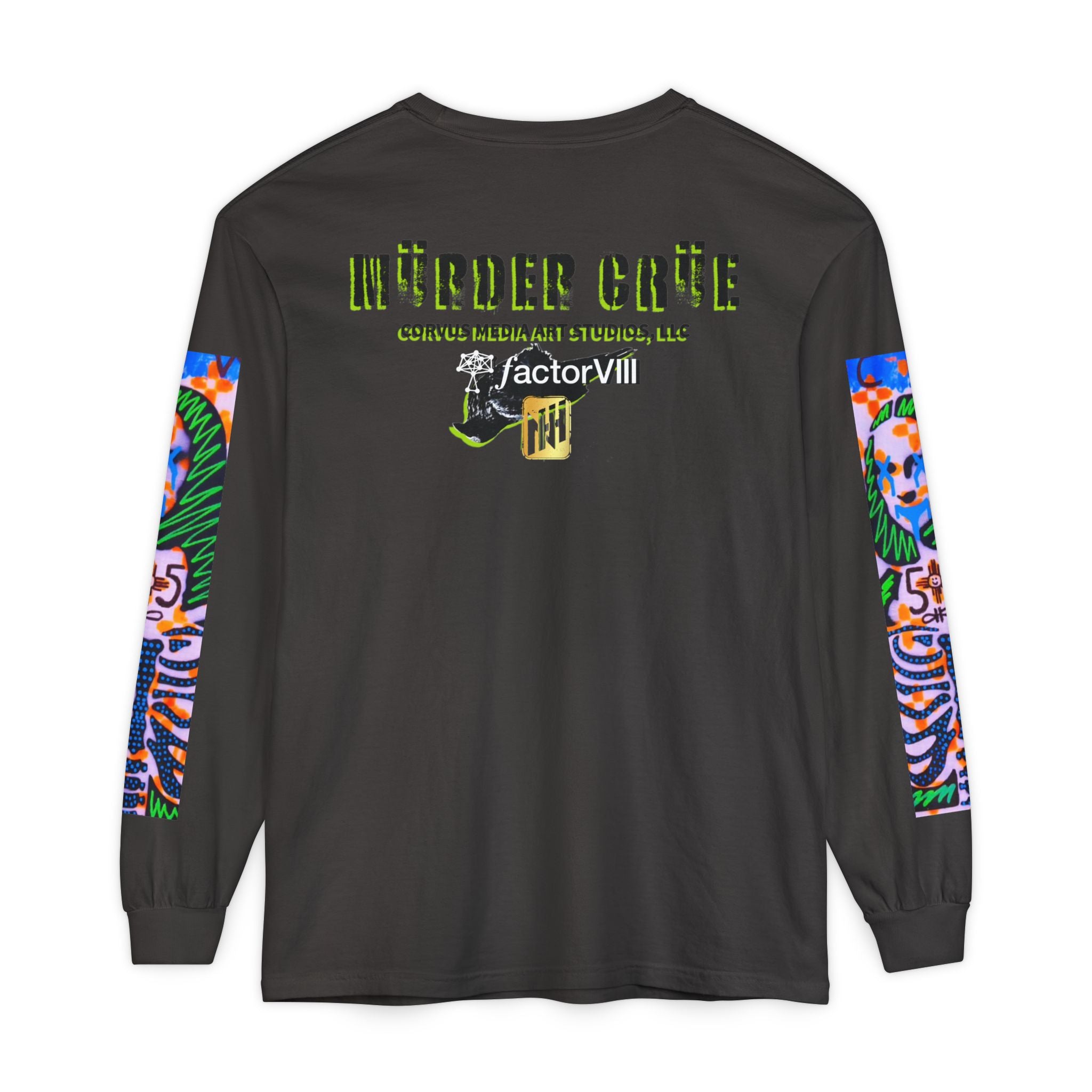 Skeleton Mona Lisa Long Sleeve Tee — 'New Wave' Graphic Shirt