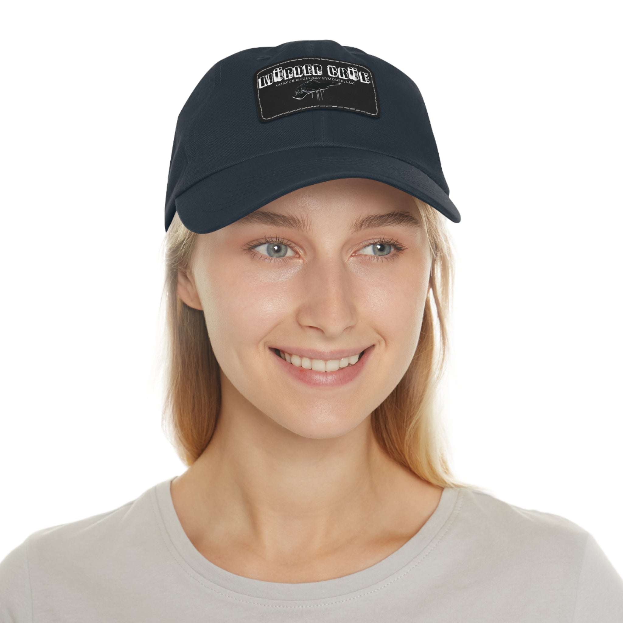 Mürder Crüe by Corvus- Dad Hat with Leather Patch - Perfect for Outdoor Adventures, Birthdays, and Everyday Wear, Casual Hat, Unique Gift, [...]