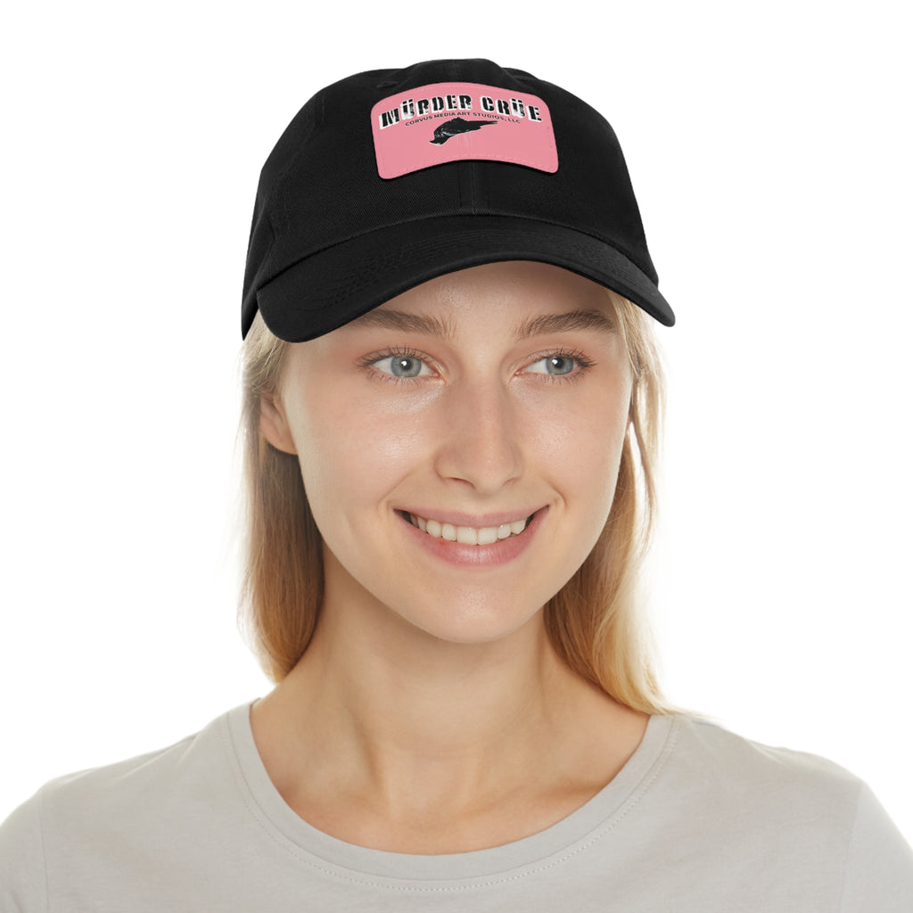 Mürder Crüe by Corvus- Dad Hat with Leather Patch - Perfect for Outdoor Adventures, Birthdays, and Everyday Wear, Casual Hat, Unique Gift, [...]