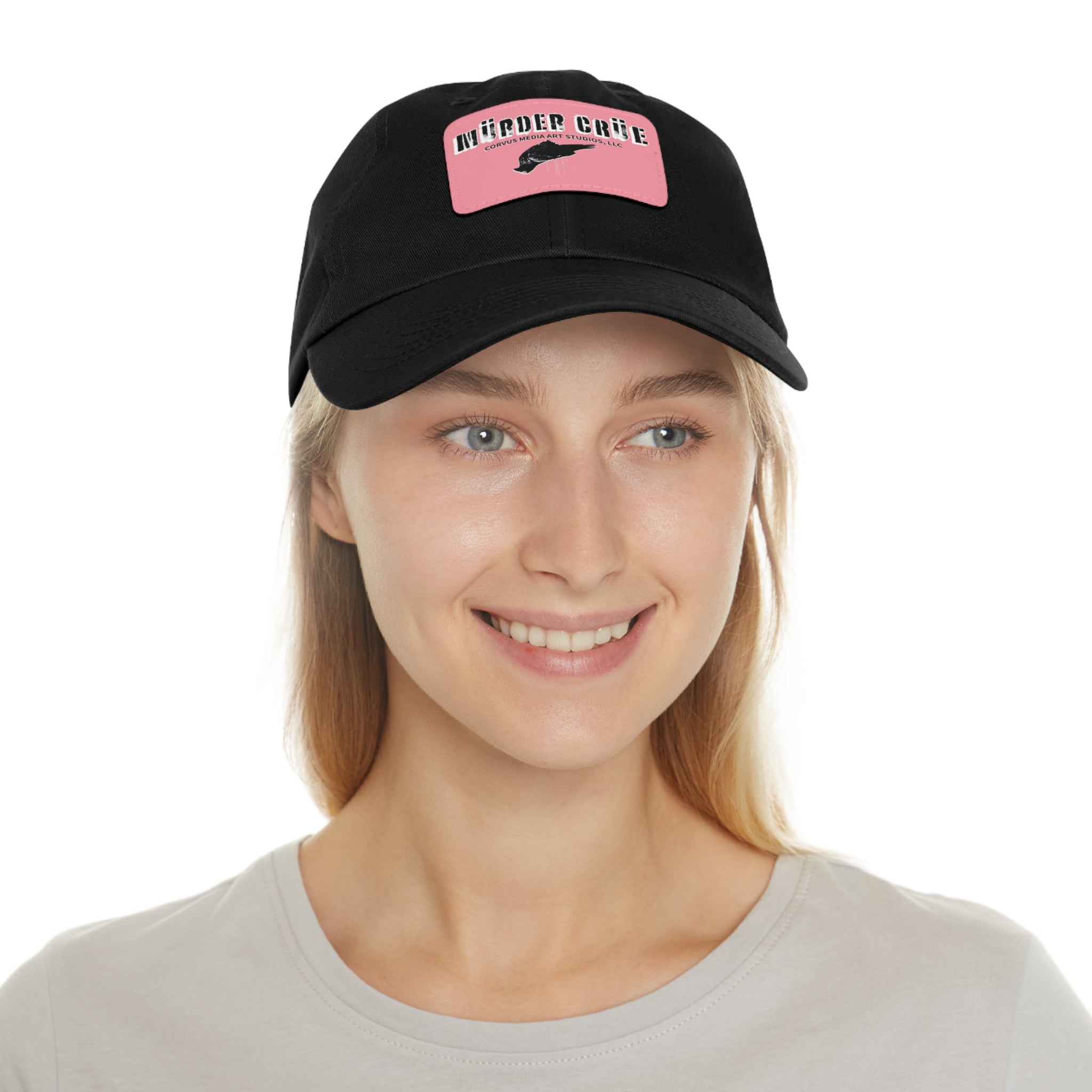 Mürder Crüe by Corvus- Dad Hat with Leather Patch - Perfect for Outdoor Adventures, Birthdays, and Everyday Wear, Casual Hat, Unique Gift, [...]