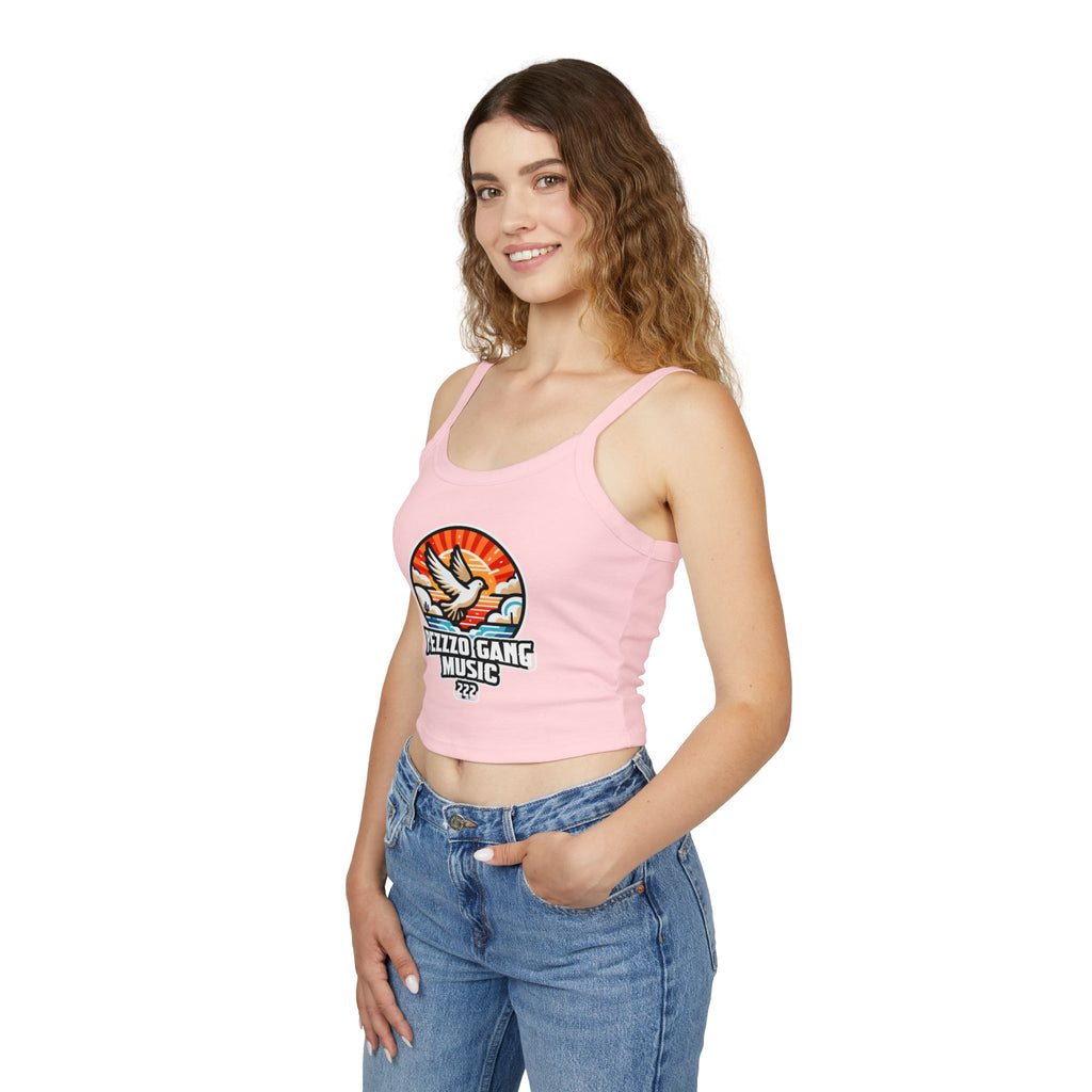 Pezzzo Gang Music Dove Crop Tank
