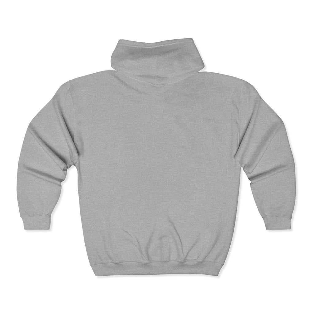 Full-Zip Hoodie — "Not With The flock With The Murder" Red Noir Graphic