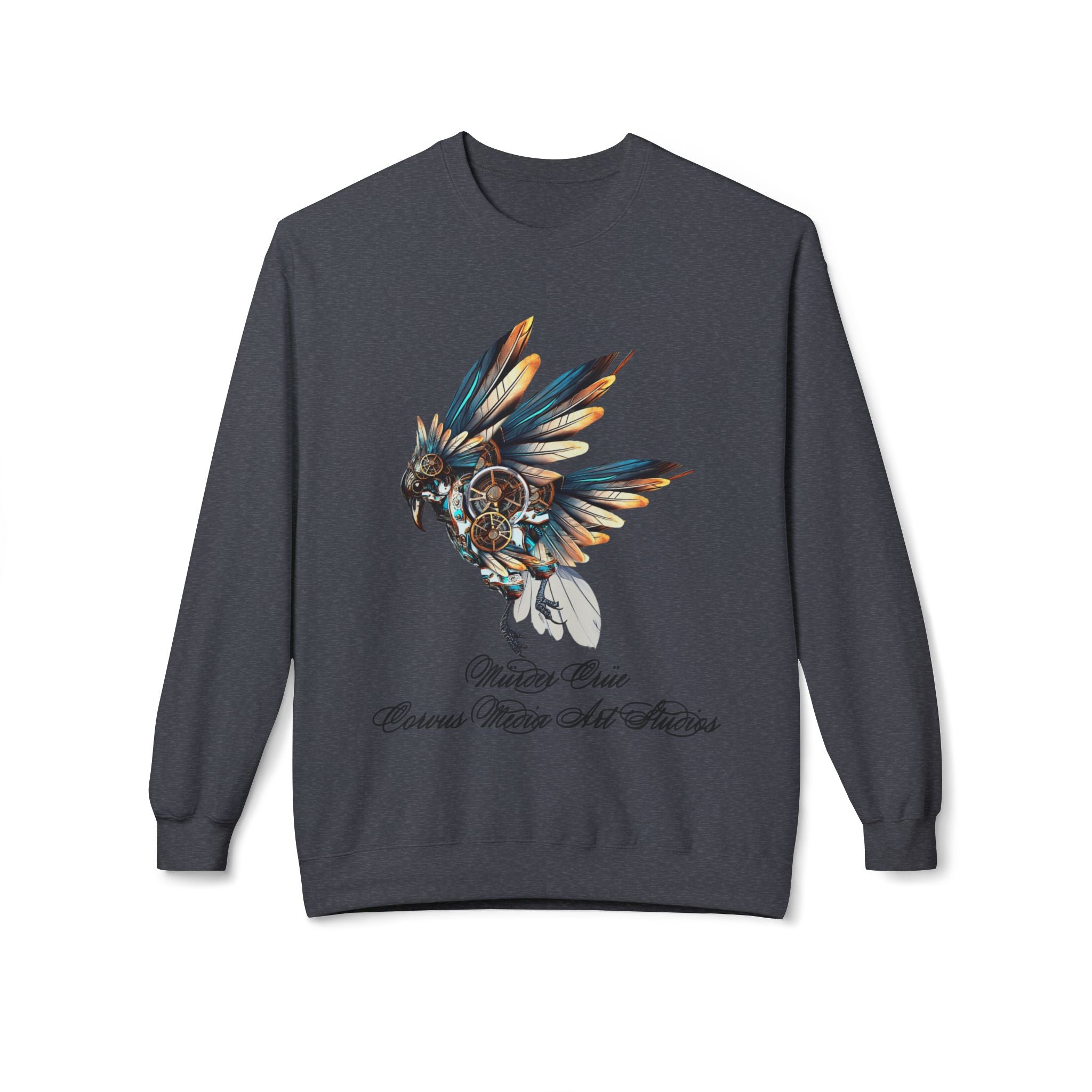 Native Dreamcatcher Eagle Crewneck Sweatshirt – 'Protect Our Cousins, Watch Our Futures'