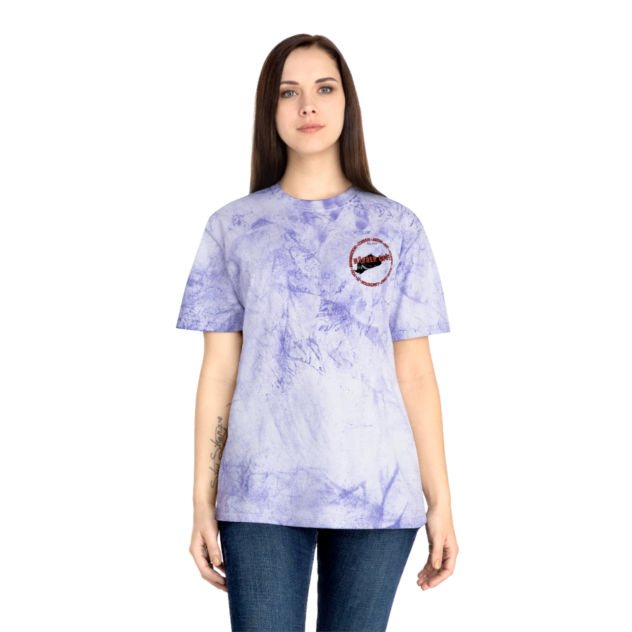 Mürder Crüe by Corvus- Color Blast Unisex T-Shirt, Artistic Tee, Unique Casual Wear, Creative Expression Apparel