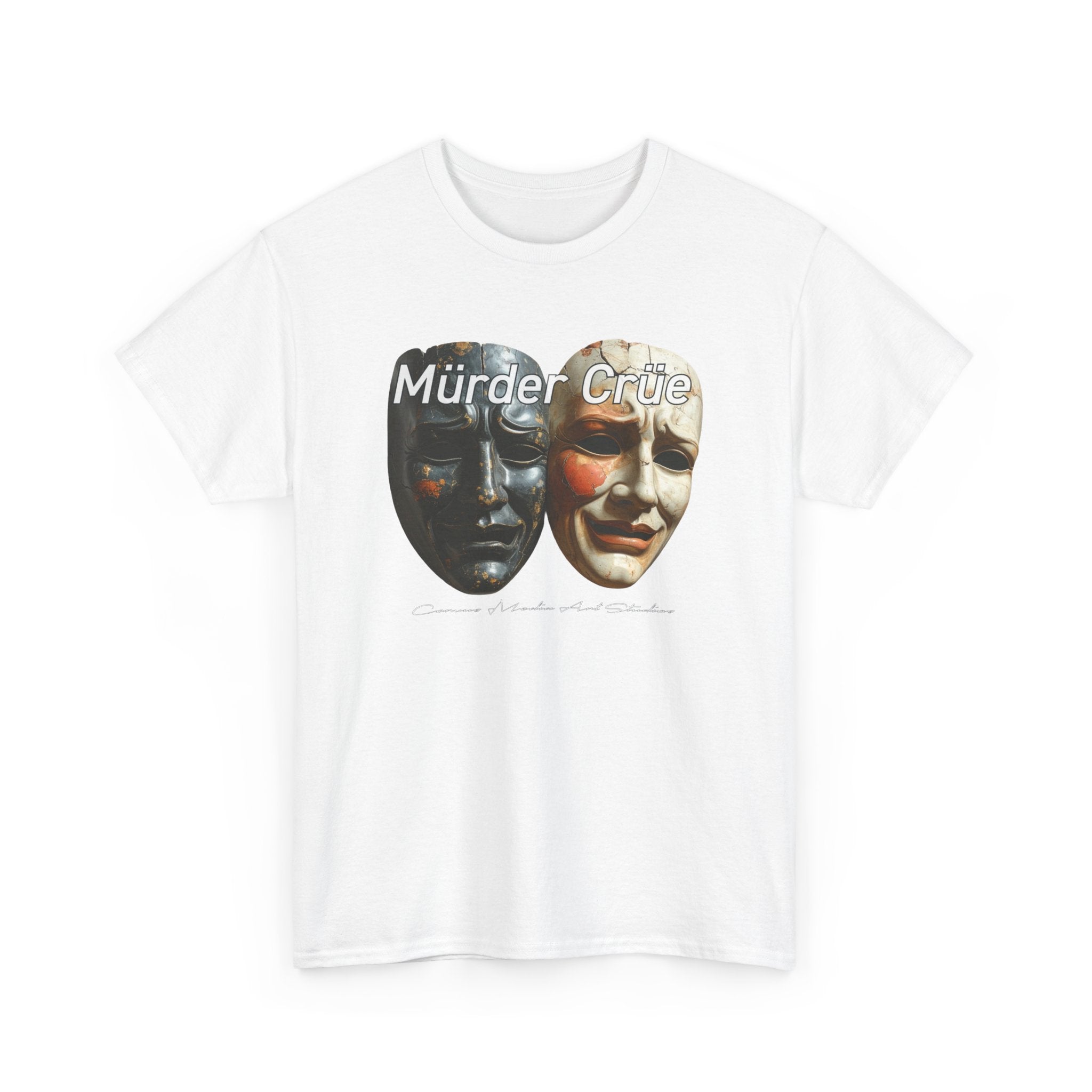 Murder Crüe Mask Tee - Dual Theater Mask Graphic T-Shirt