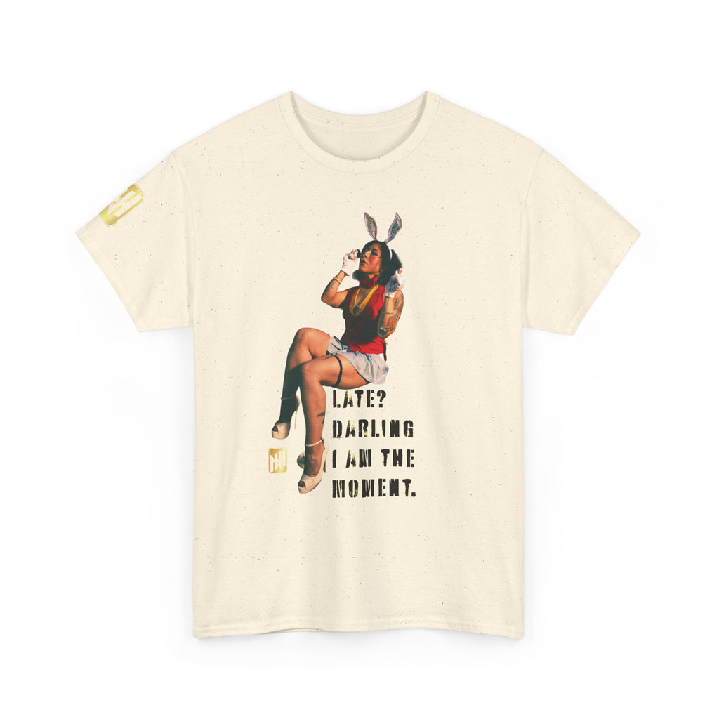 "Late? Darling, I Am the Moment" by Nicholas Harvey Featuring Kitty Gracia Graphic Tee