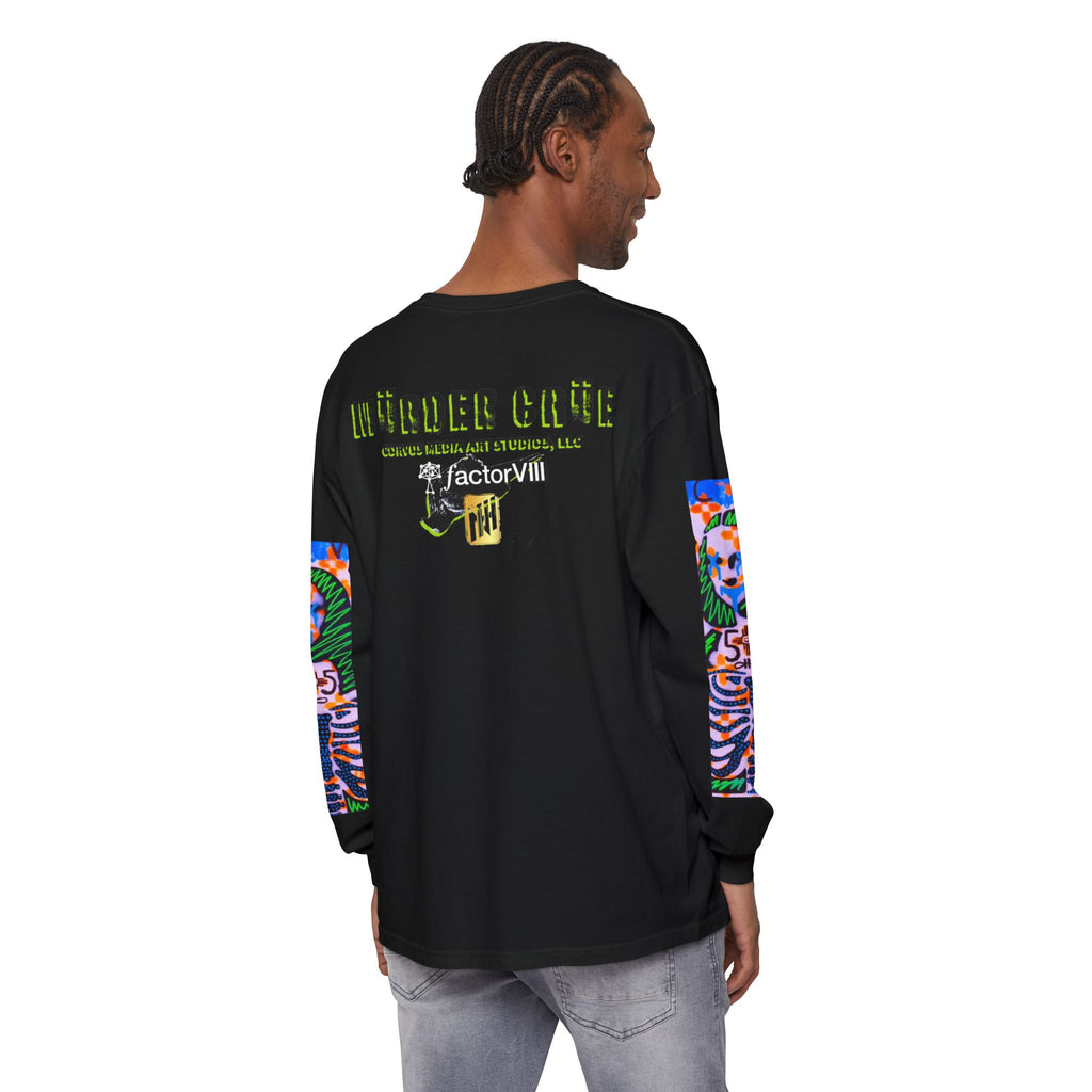 Skeleton Mona Lisa Long Sleeve Tee — 'New Wave' Graphic Shirt