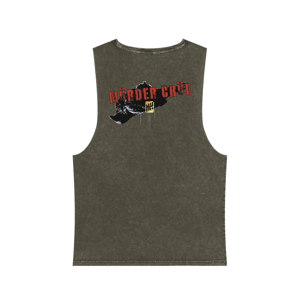 Came For The Tea by Nicholas Harvey-Stonewash Graphic Tank Top, Relaxed Summer Casual, Perfect for Music Festivals, Graphic Apparel for Men and Women, Streetwear