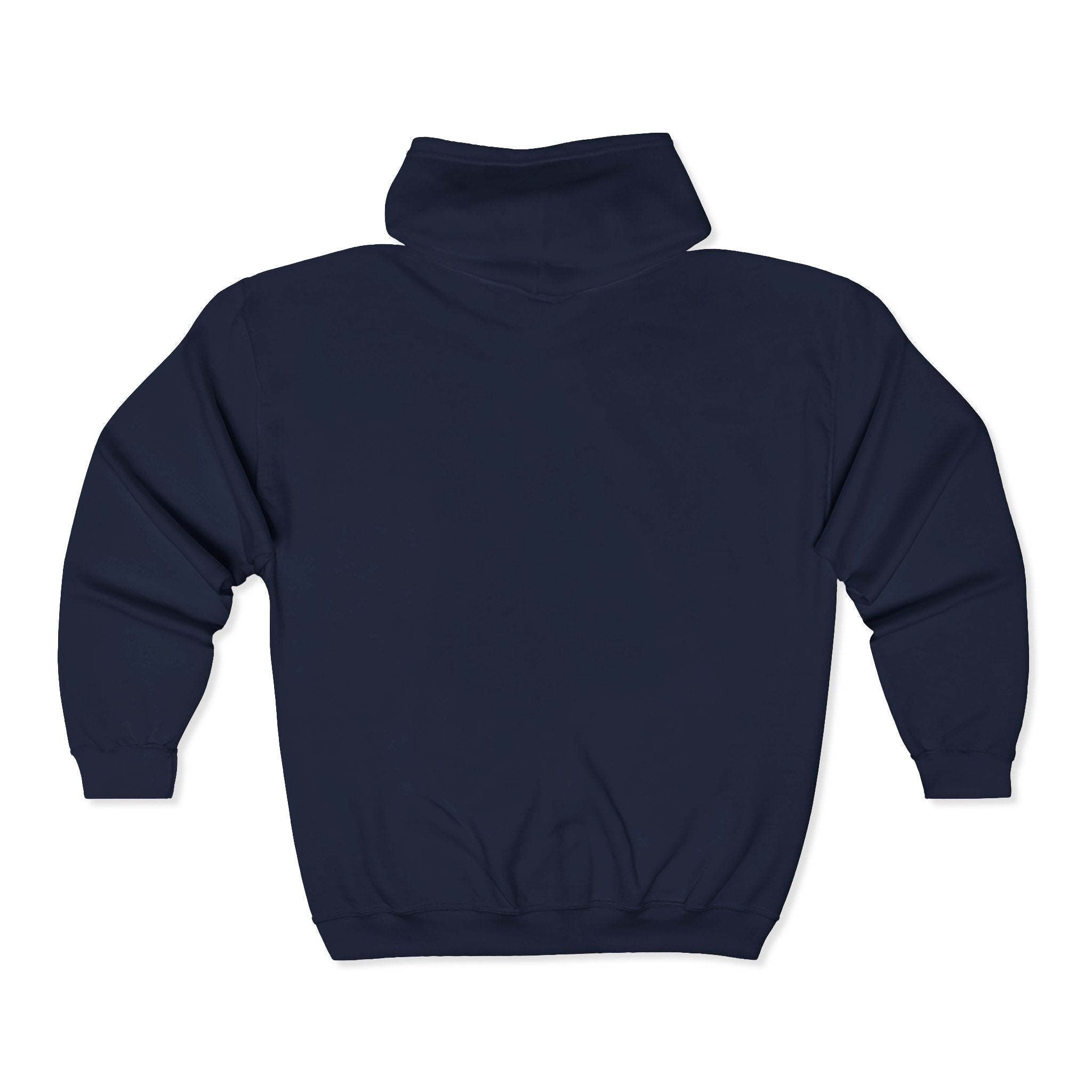 Full-Zip Hoodie — "Not With The flock With The Murder" Red Noir Graphic