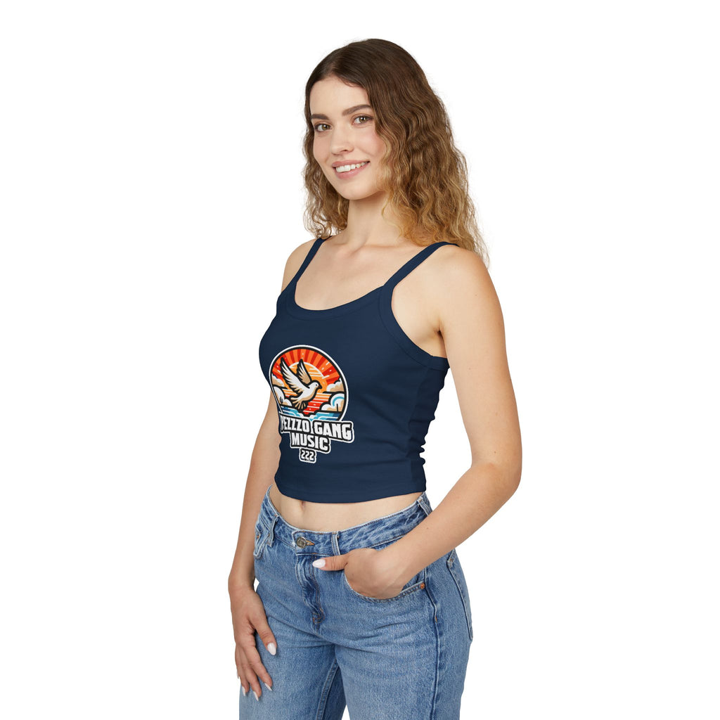 Pezzzo Gang Music Dove Crop Tank