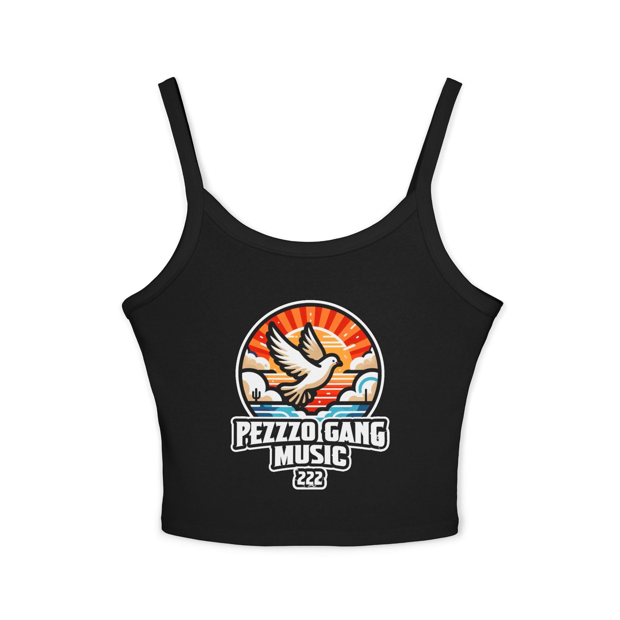 Pezzzo Gang Music Dove Crop Tank