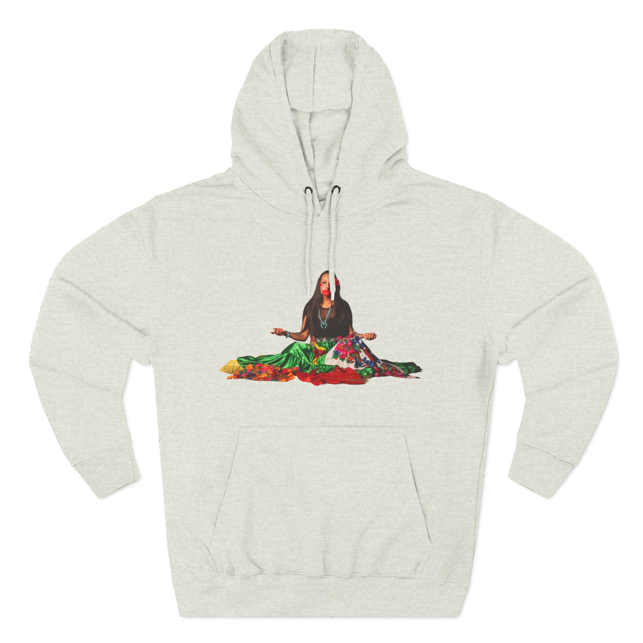 STOP MURDER: Diné - Limited Edition: Nikki- by Nicholas Harvey- Three-Panel Fleece Hoodie, Unique Gift for Artists, Comfortable Casual Wear