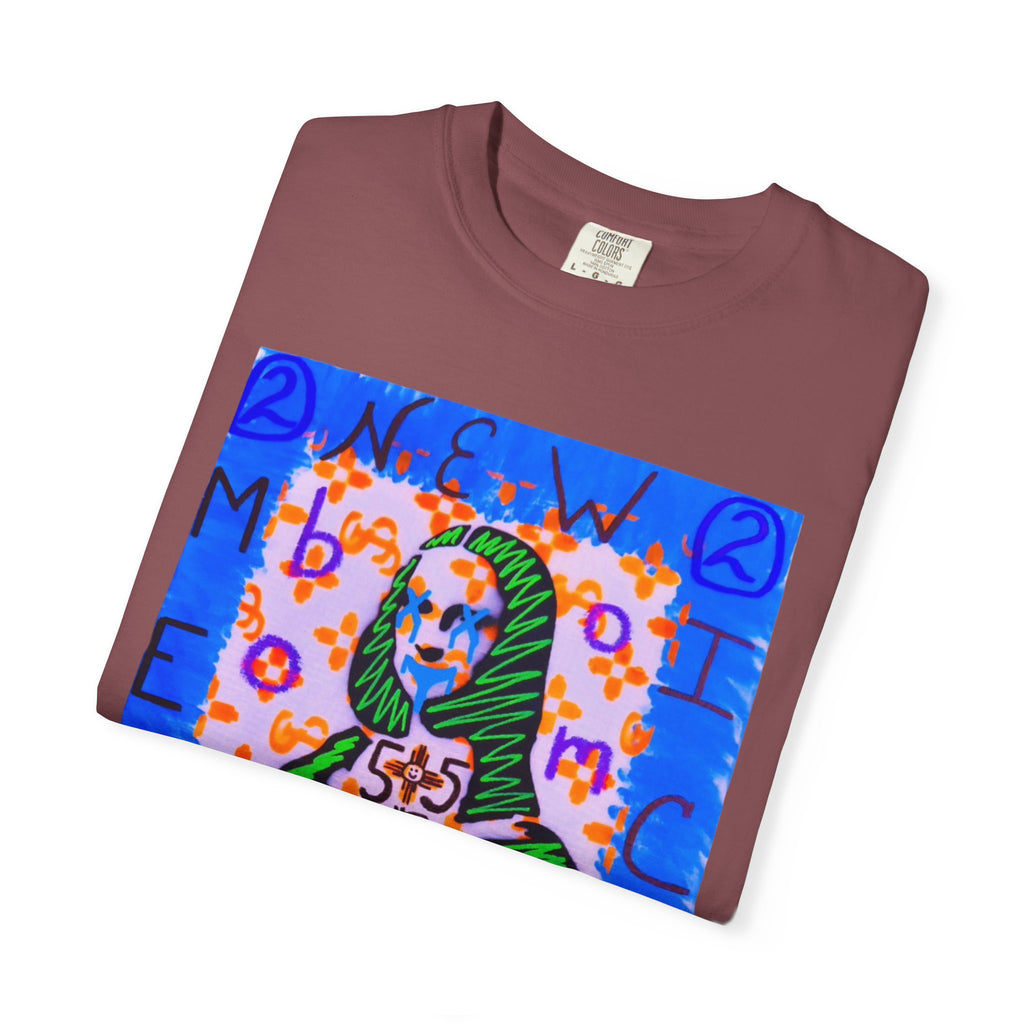 Mona Lisa T‑Shirt — Colorful Gothic Art Graphic Tee