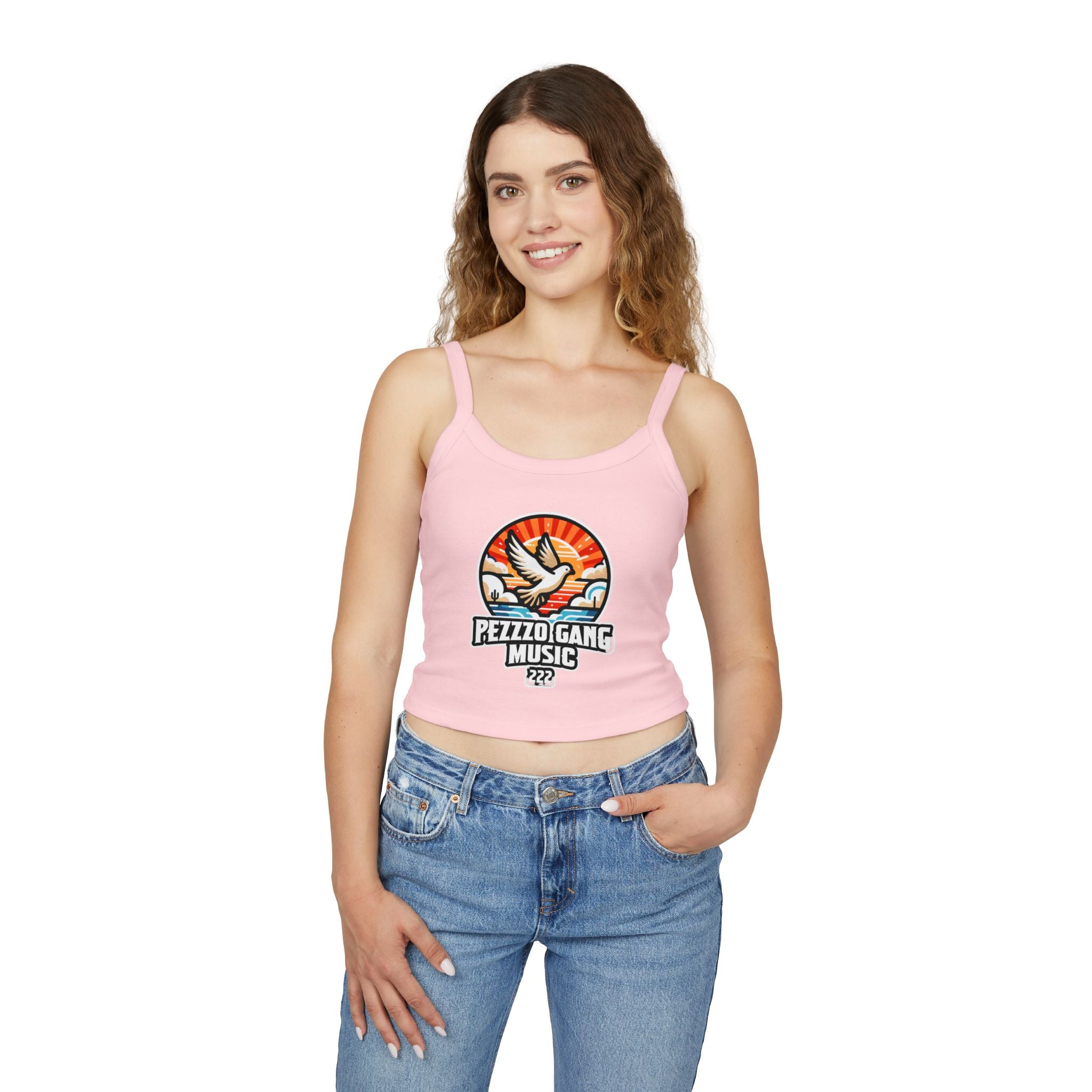 Pezzzo Gang Music Dove Crop Tank