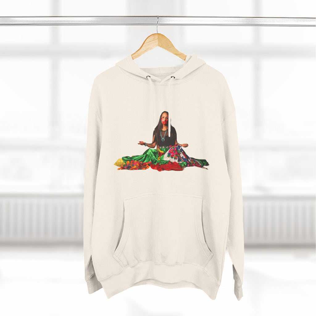 STOP MURDER: Diné - Limited Edition: Nikki- by Nicholas Harvey- Three-Panel Fleece Hoodie, Unique Gift for Artists, Comfortable Casual Wear