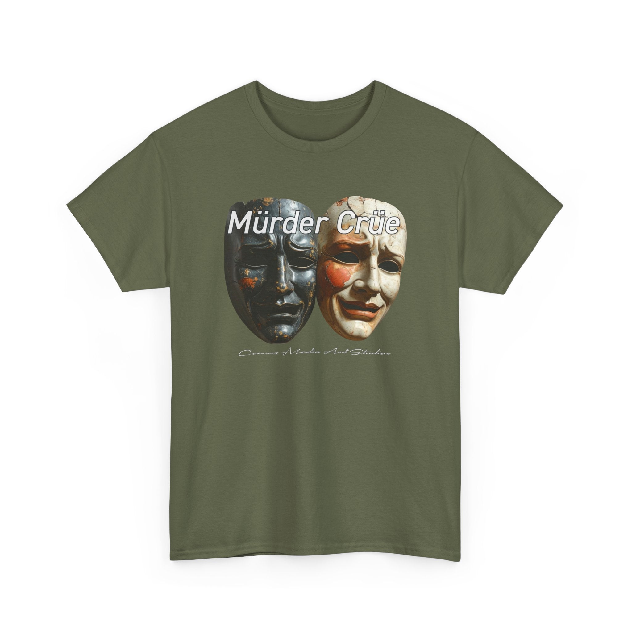 Murder Crüe Mask Tee - Dual Theater Mask Graphic T-Shirt
