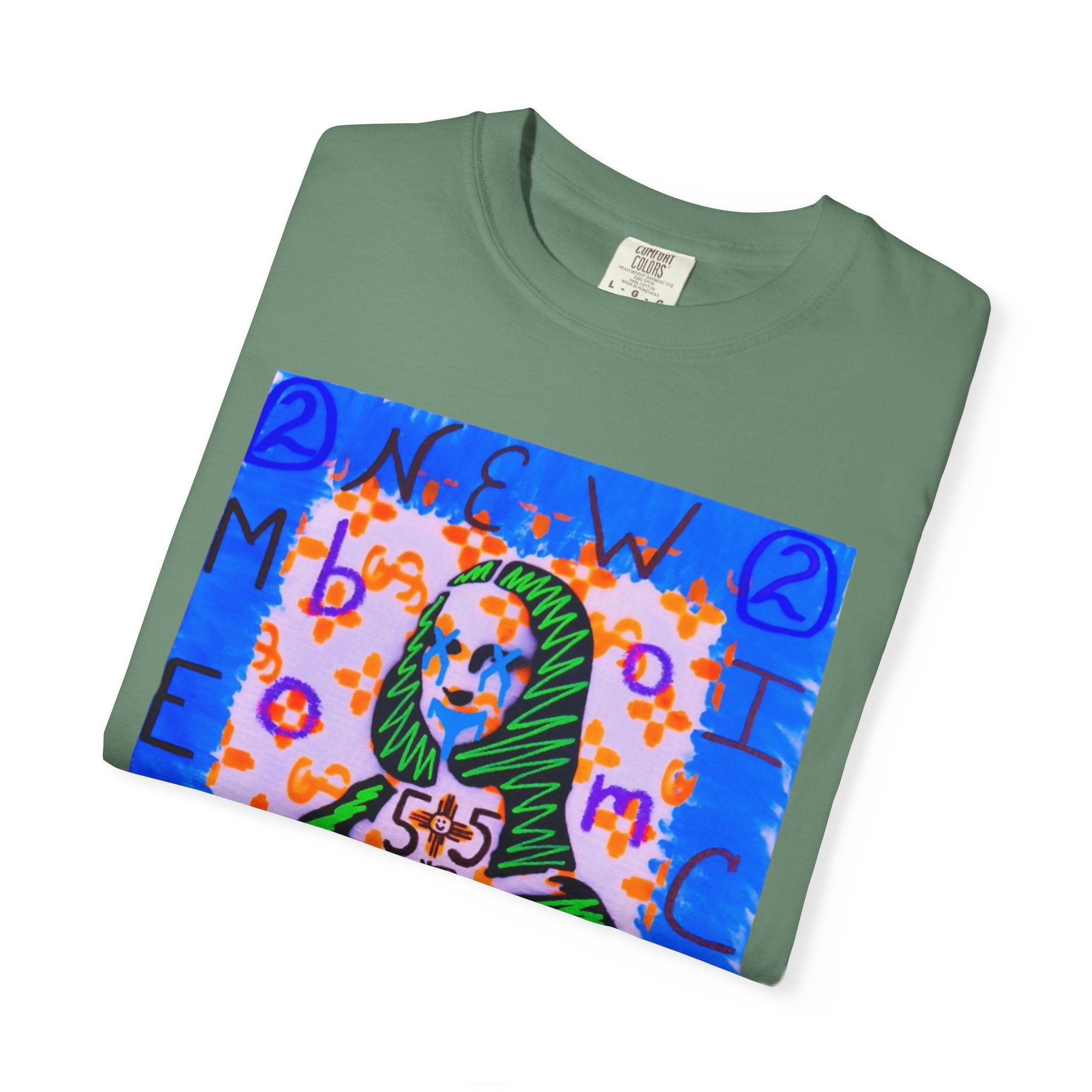 Mona Lisa T‑Shirt — Colorful Gothic Art Graphic Tee