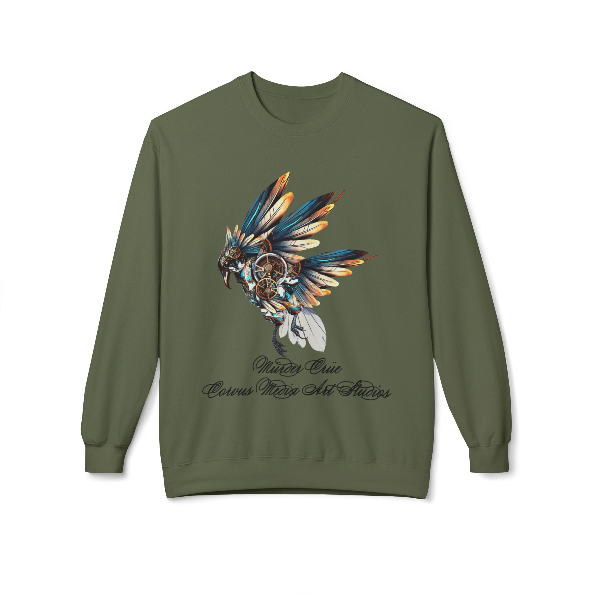 Native Dreamcatcher Eagle Crewneck Sweatshirt – 'Protect Our Cousins, Watch Our Futures'