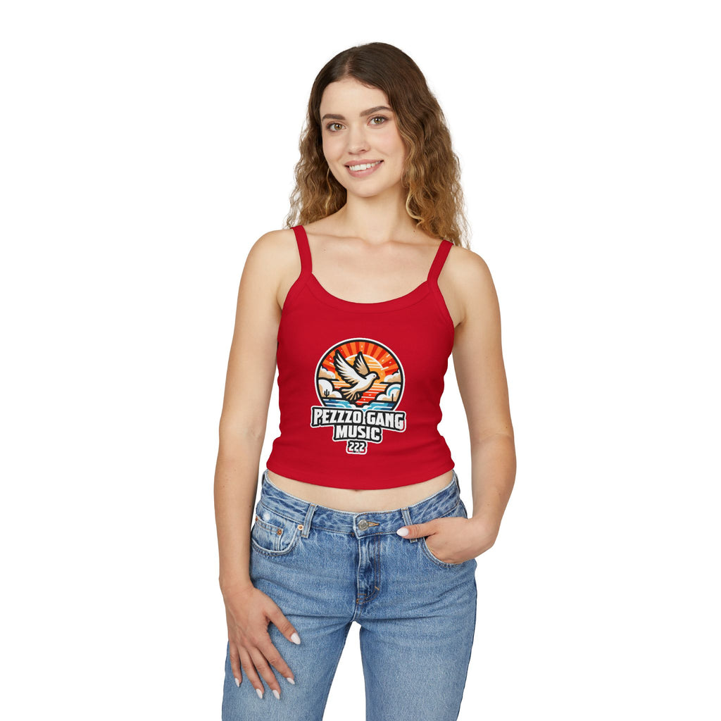 Pezzzo Gang Music Dove Crop Tank