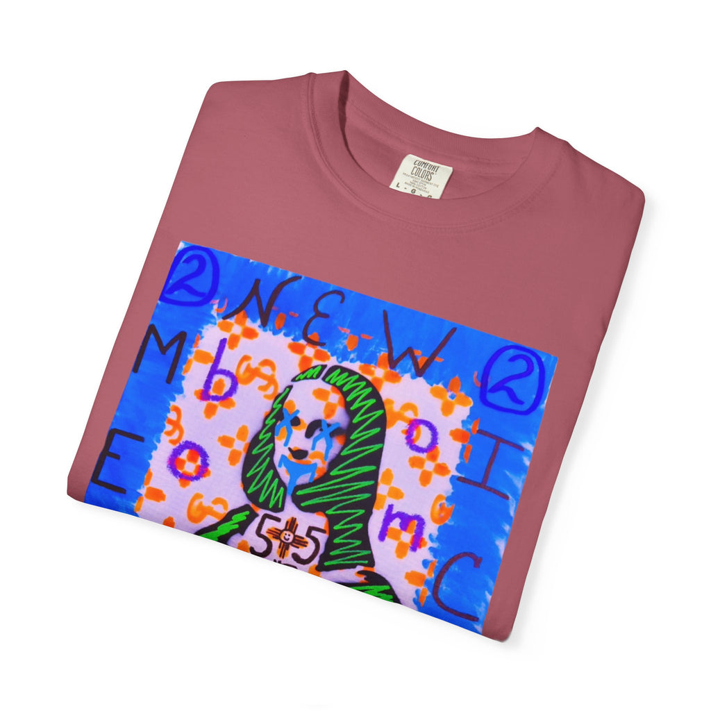 Mona Lisa T‑Shirt — Colorful Gothic Art Graphic Tee