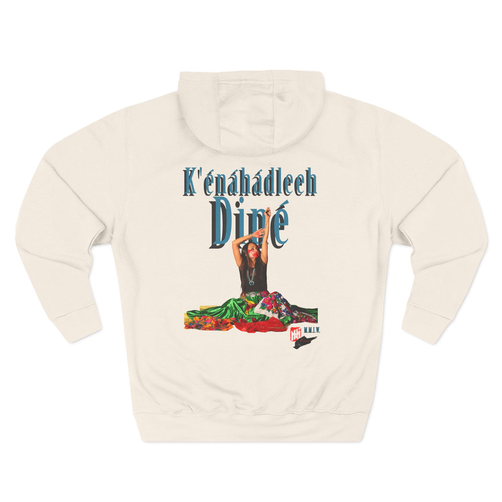 STOP MURDER: Diné - Limited Edition: Nikki- by Nicholas Harvey- Three-Panel Fleece Hoodie, Unique Gift for Artists, Comfortable Casual Wear